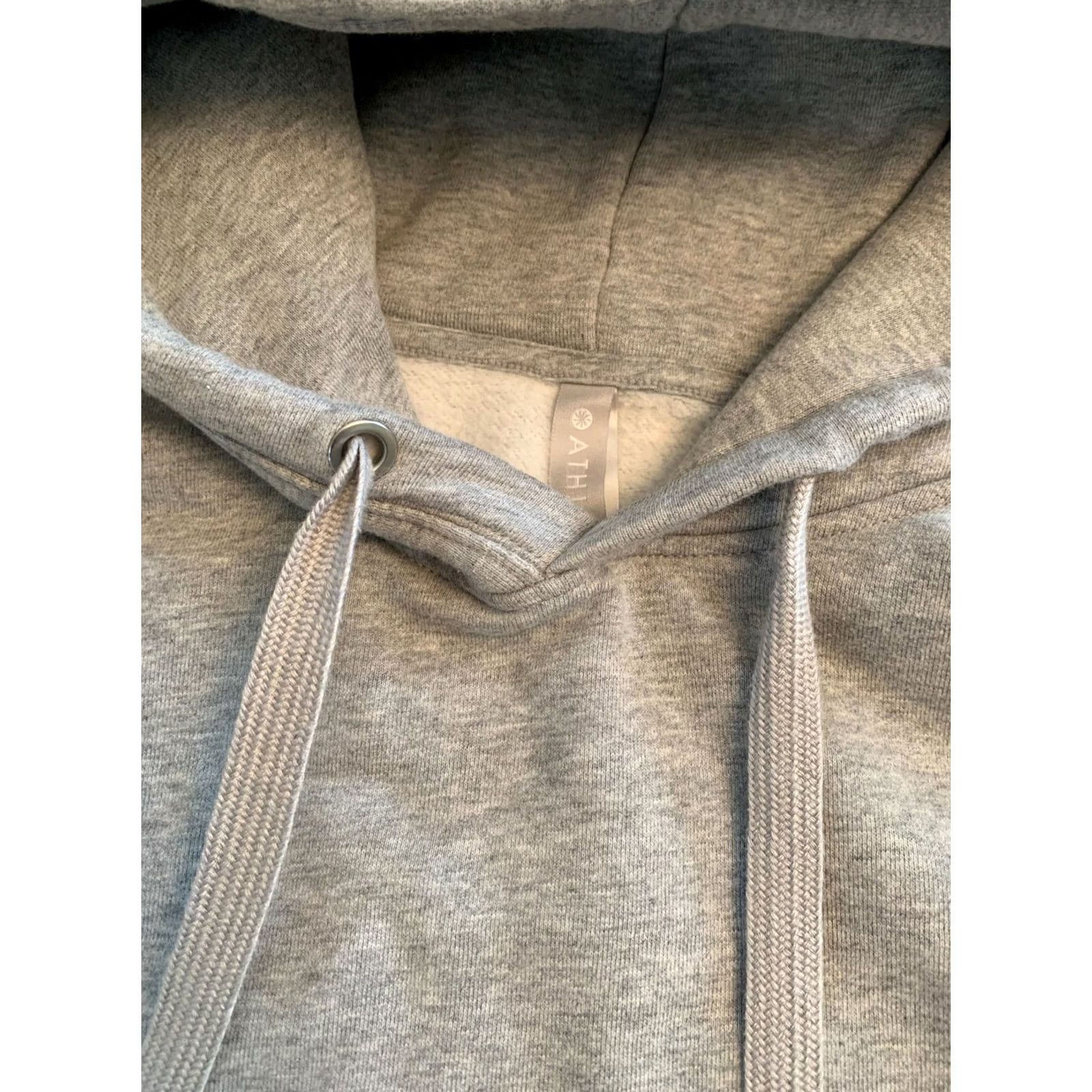Athleta Athleta Gray Drawstring Sweatshirt SZ M Womens Pullover activewear Size M / US 6-8 / IT 42-44 - 2 Thumbnail
