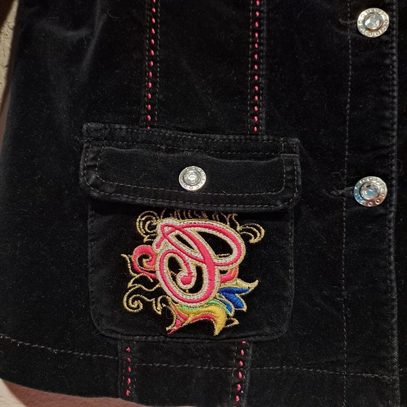 Coogi Coogi Vintage Black Velvet Jacket Blazer Logo Studs Gold XL Size XL / US 12-14 / IT 48-50 - 6 Thumbnail