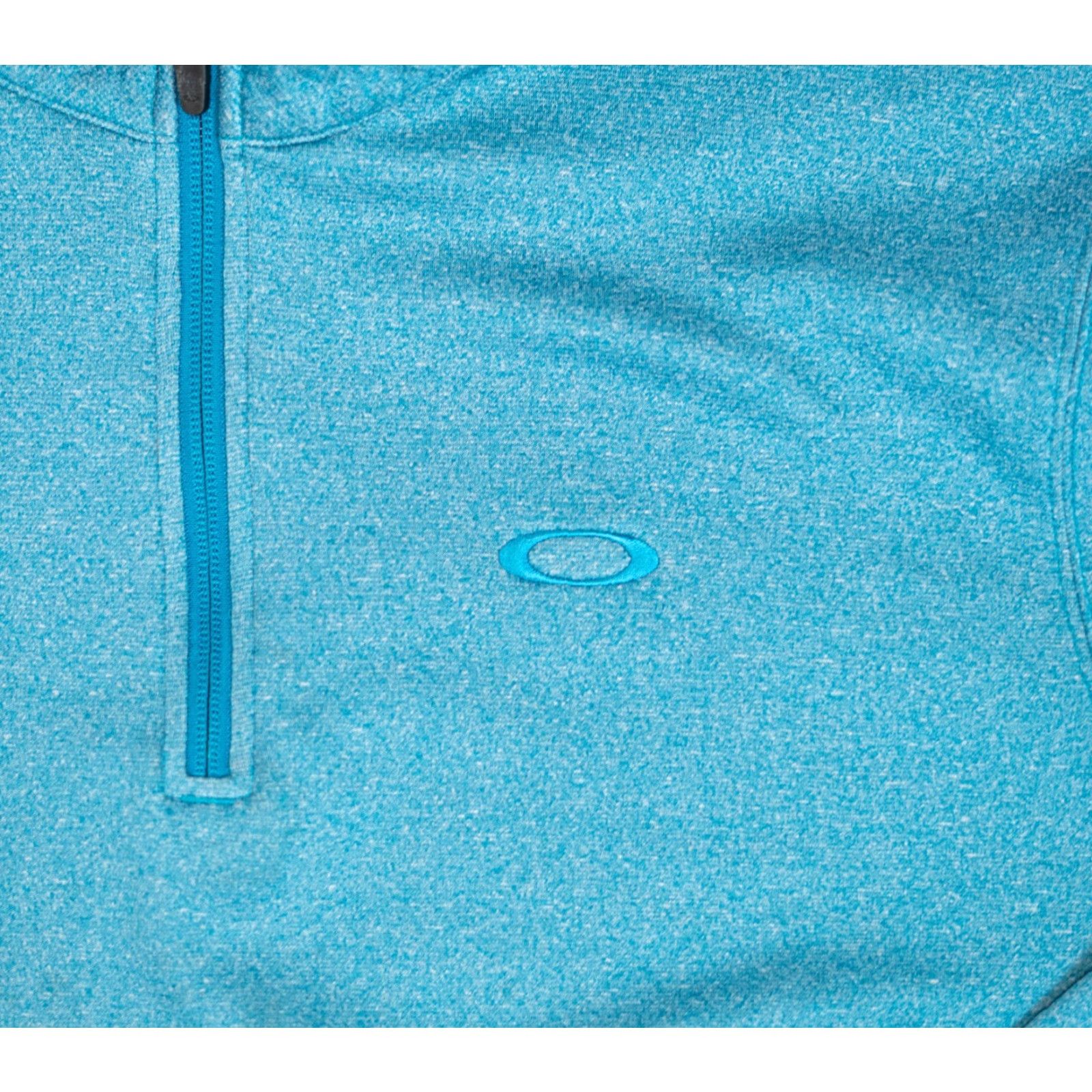 Oakley Oakley Sweatshirt Men’s Size XL Teal 1/4 Zip Fleece Pullover Golf Embroidered Logo Plane Size US XL / EU 56 / 4 - 2 Thumbnail