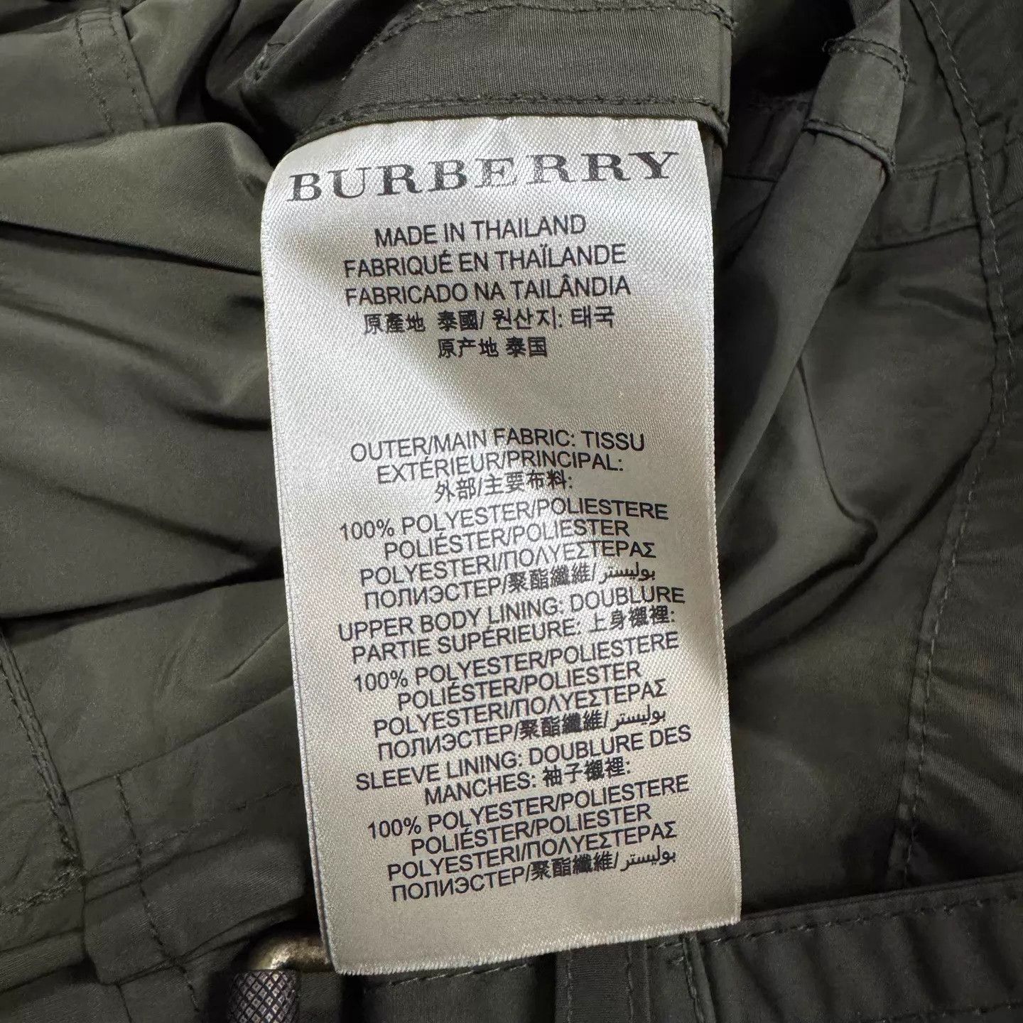 Burberry Burberry Olive Green Hooded Double-breasted Trench UK4 99N Size XS / US 0-2 / IT 36-38 - 6 Thumbnail