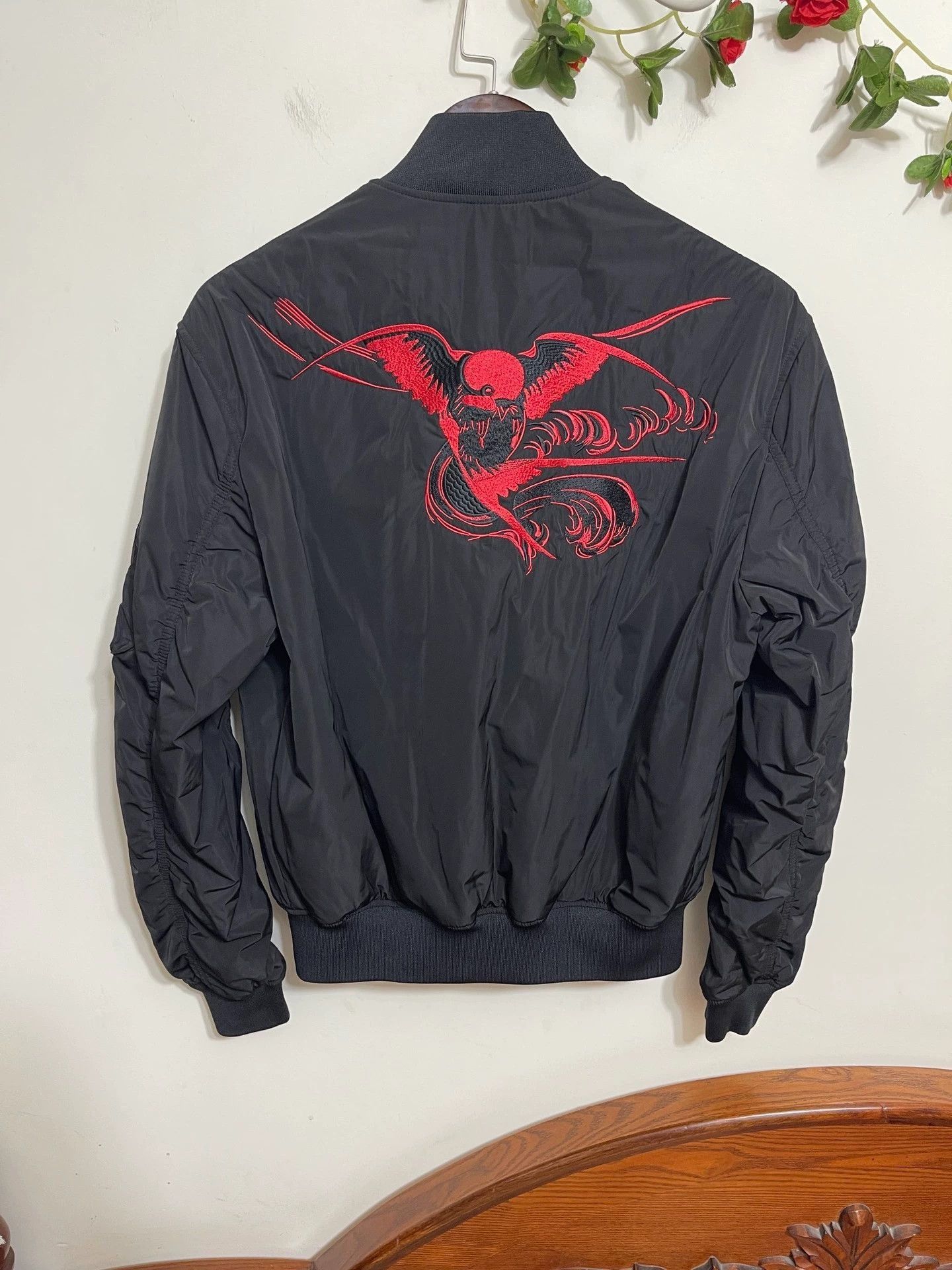 Alexander McQueen Black er Jacket with Zip Closure Size US XXS / EU 40 - 4 Thumbnail