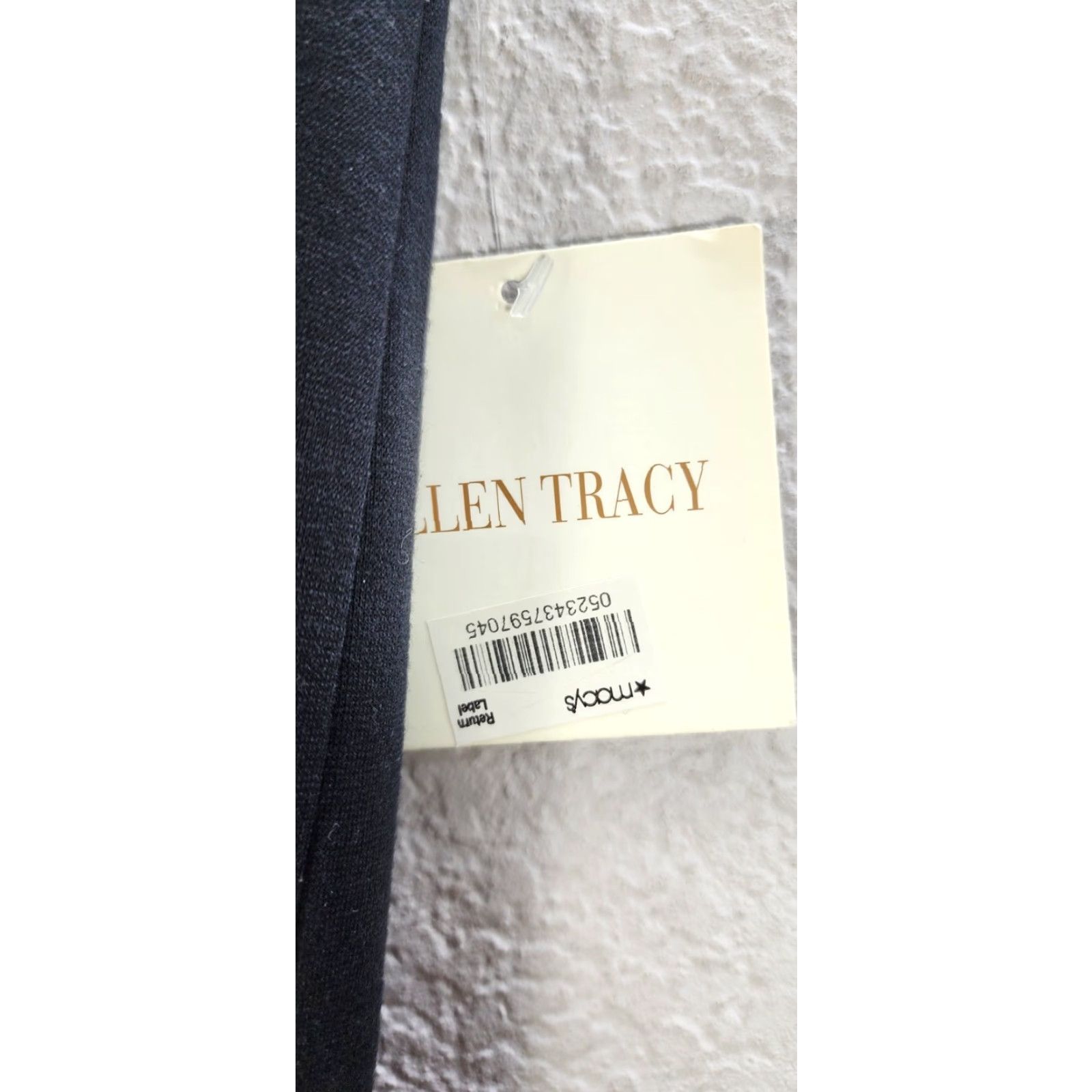 Ellen Tracy Women's Ellen Tracy Black Faux Leather Leggings Pants Walking Casual Sz S NWT Size 28" / US 6 / IT 42 - 5 Thumbnail