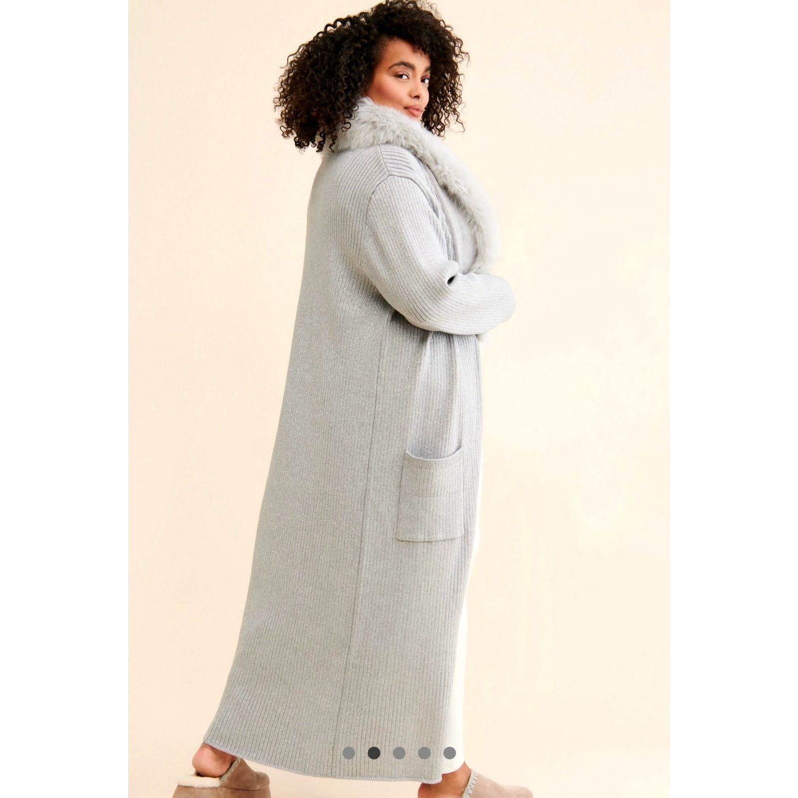 Show Me Your MuMu Show Me Your Mumu Lombardi Sparkle Collared Cardigan 2X Size XXL / US 16-18 / IT 52-54 - 4 Thumbnail