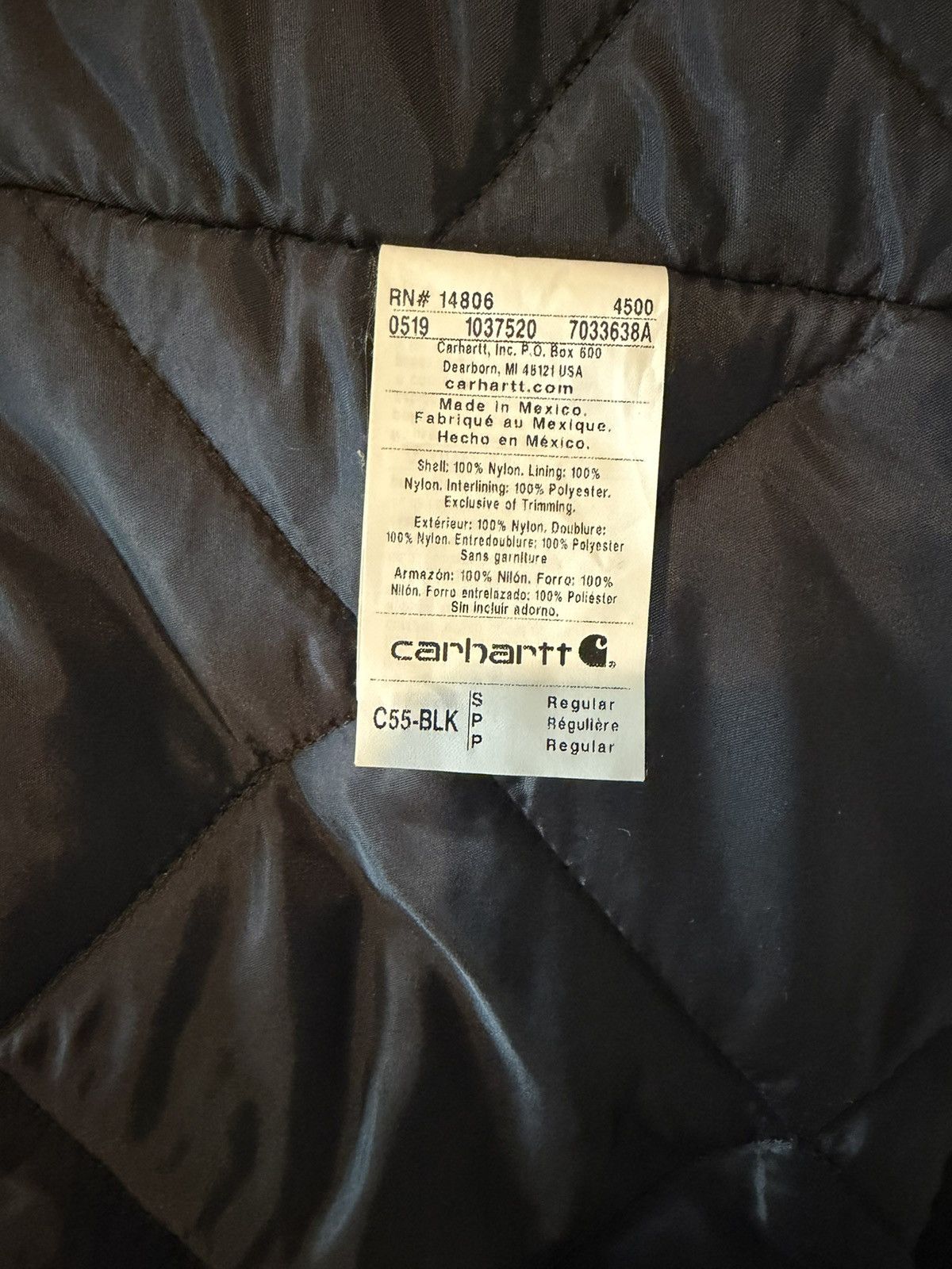 Carhartt Carhartt C55-BLK Work Jacket Size US S / EU 44-46 / 1 - 3 Thumbnail