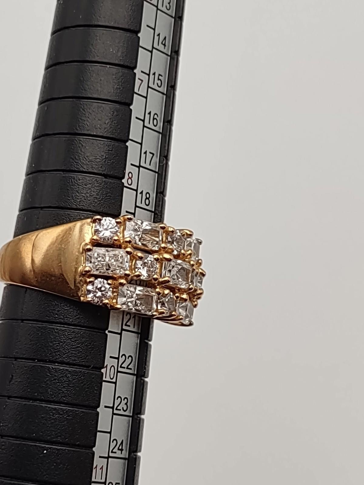 Sterling Silver Sterling Silver Wide Band CZ Ring Size 8 925 China Size ONE SIZE - 4 Thumbnail