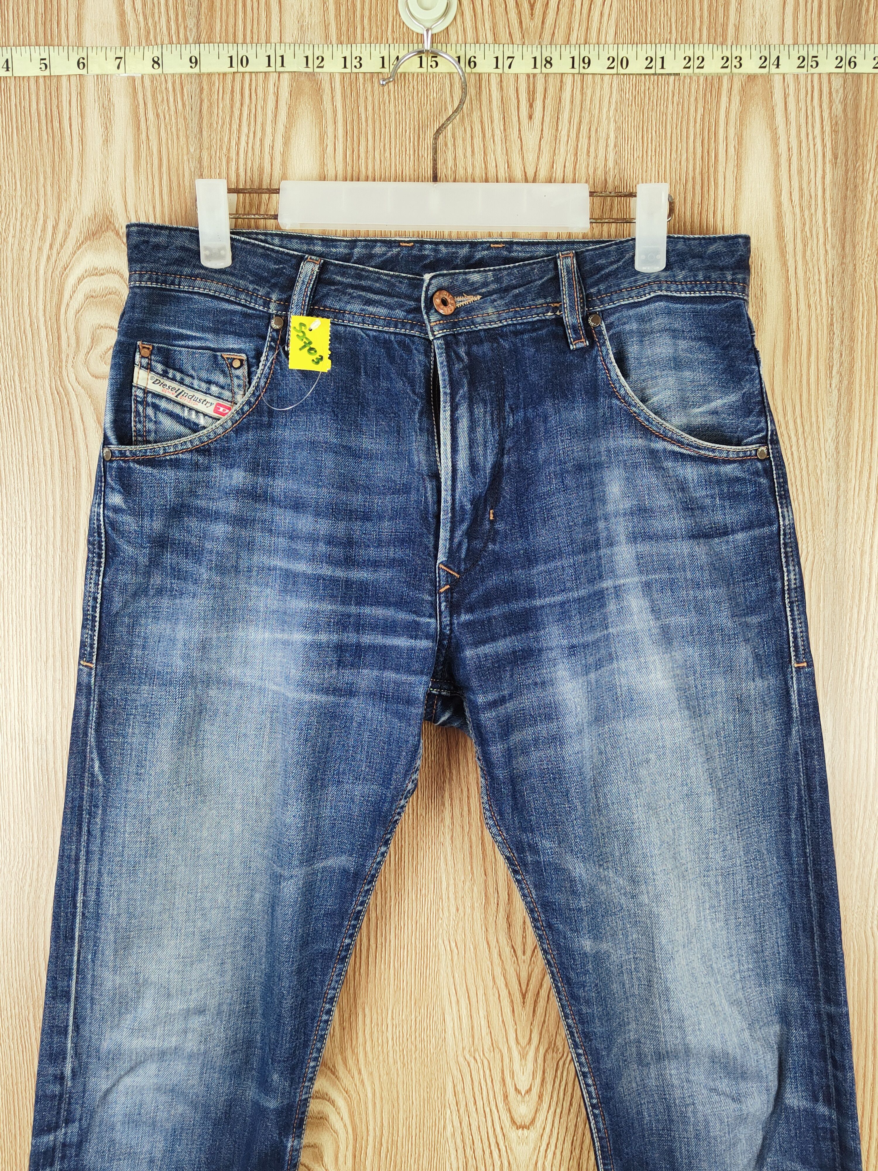 Diesel Diesel Dark Blue Distressed Ripped Jeans #S2703 Size US 30 / EU 46 - 2 Thumbnail