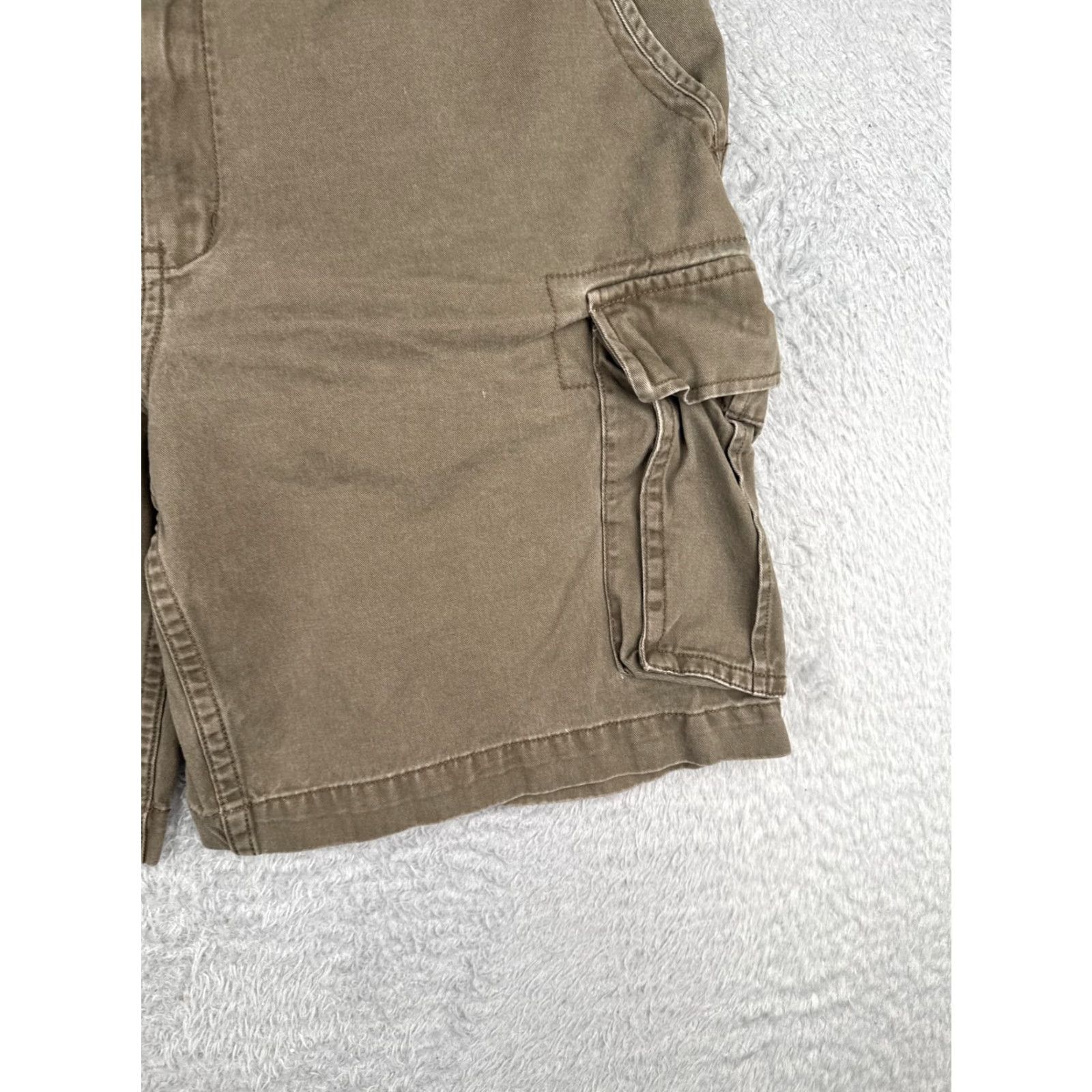 Faded Glory Faded Glory Shorts Men 40 Brown Cargo 9" 100% Cotton Twill Hiking Camping Casual Size US 40 / EU 56 - 2 Thumbnail