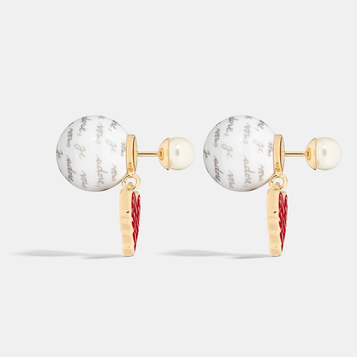 Dior o1bcso1str0126 Size:OS/Tribales Earrings in Golden/White Size ONE SIZE - 2 Thumbnail