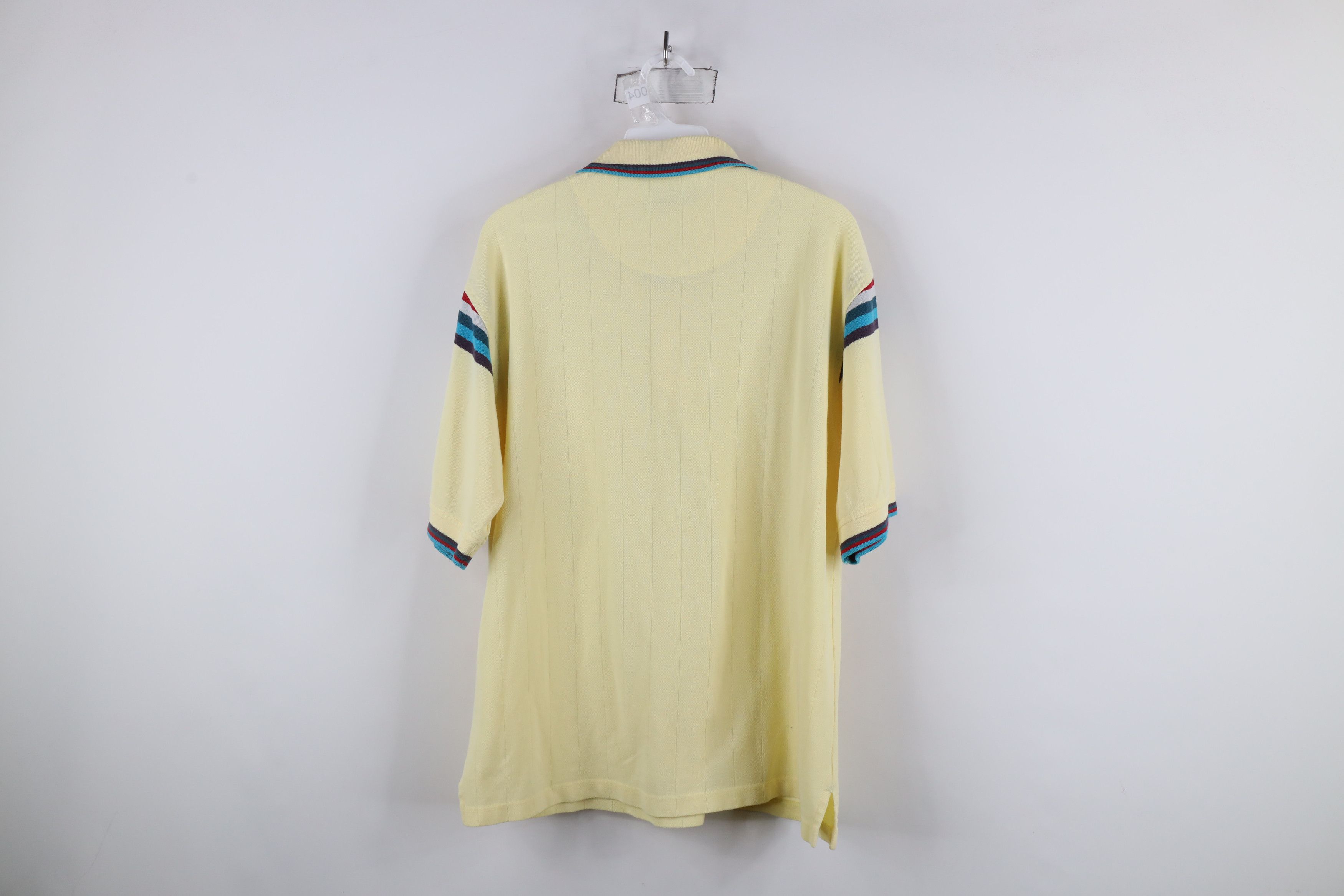 Vintage Vintage 90s Streetwear Striped Knit Collared Polo Shirt Size US M / EU 48-50 / 2 - 12 Thumbnail