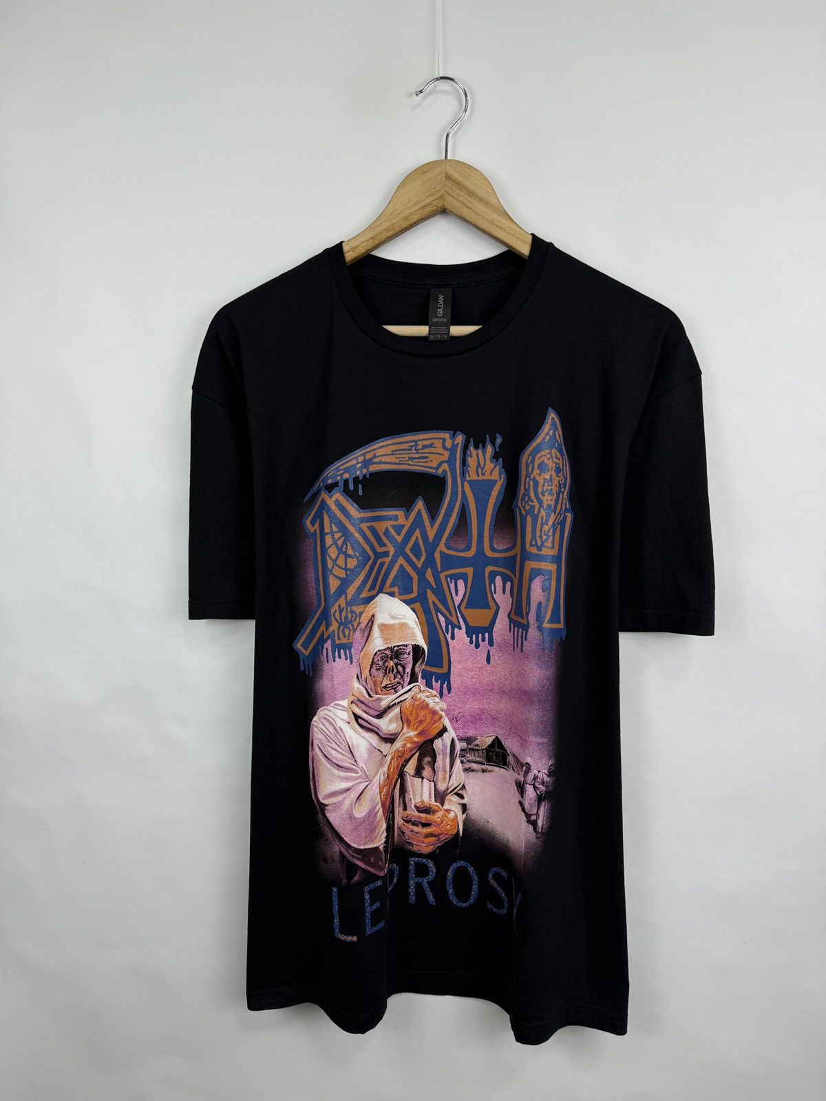 Band Tees 🇺🇸 Vintage Y2K Death Leprosy Old School Death Metal T-Shirt Size US XL / EU 56 / 4 - 3 Thumbnail
