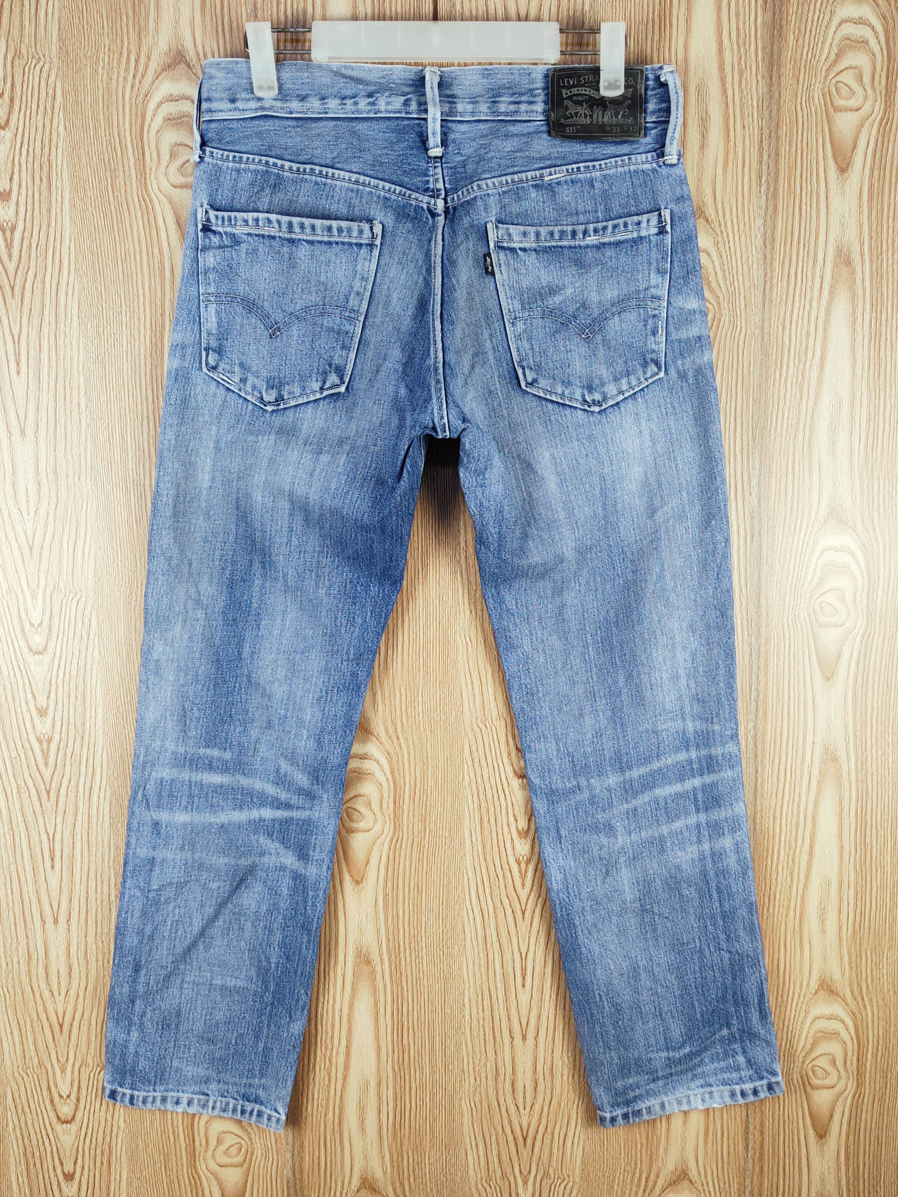Levi's 511 Levi's Blue Distressed Ripped Jeans #S2710 Size US 31 - 8 Thumbnail