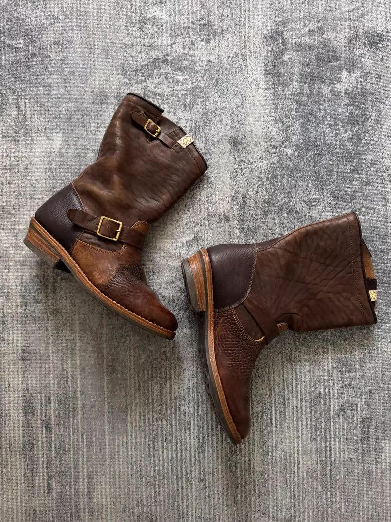 Visvim Hilts Boots Mid-Folk - Dark Brown | Grailed