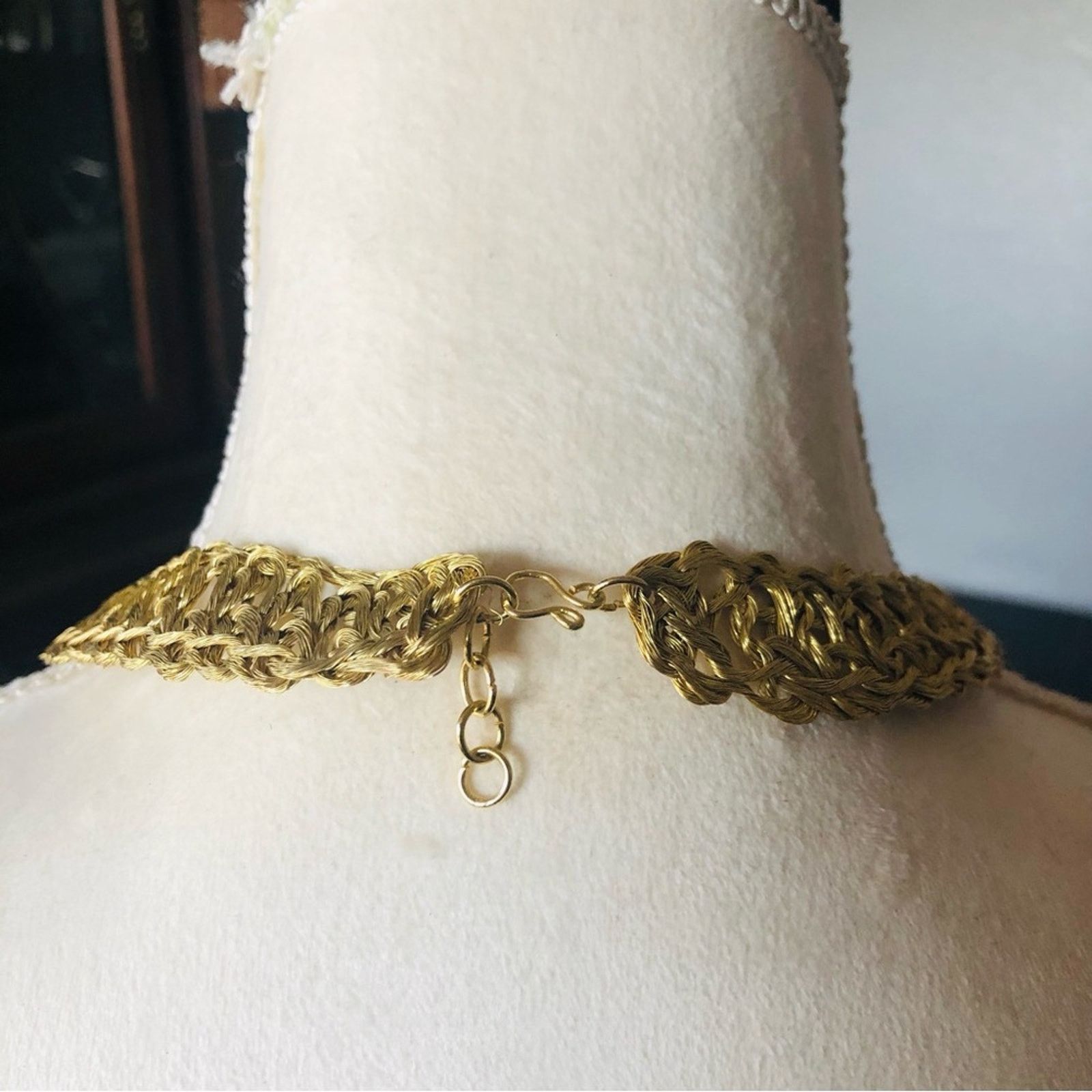 Vintage Vintage hand crafted braided gold wire jewelry set Size ONE SIZE - 9 Thumbnail