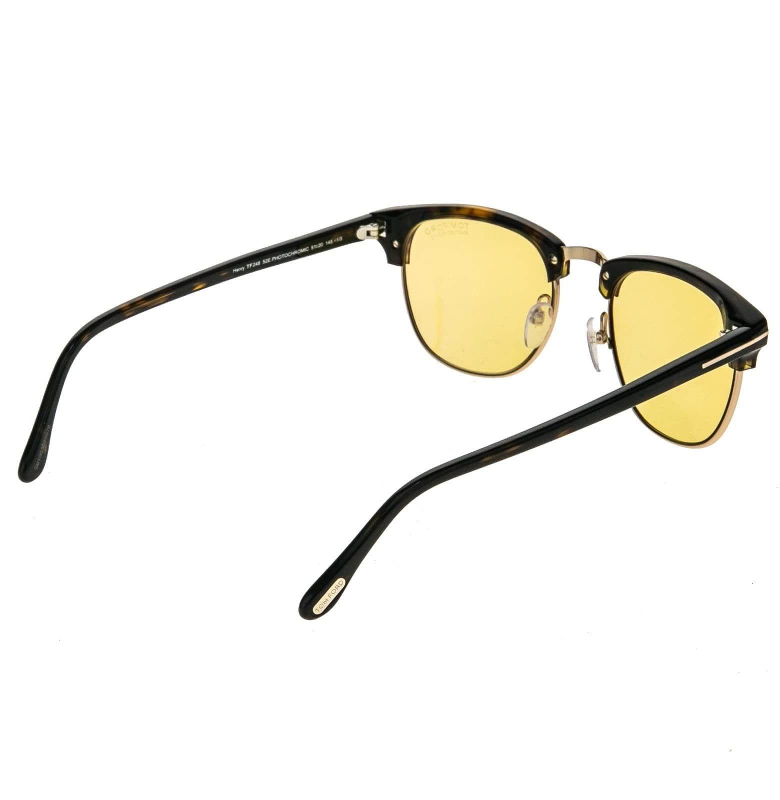 Tom Ford TOM FORD HENRY TF248 52E Brown Yellow 248 FT0248 Size ONE SIZE - 5 Thumbnail
