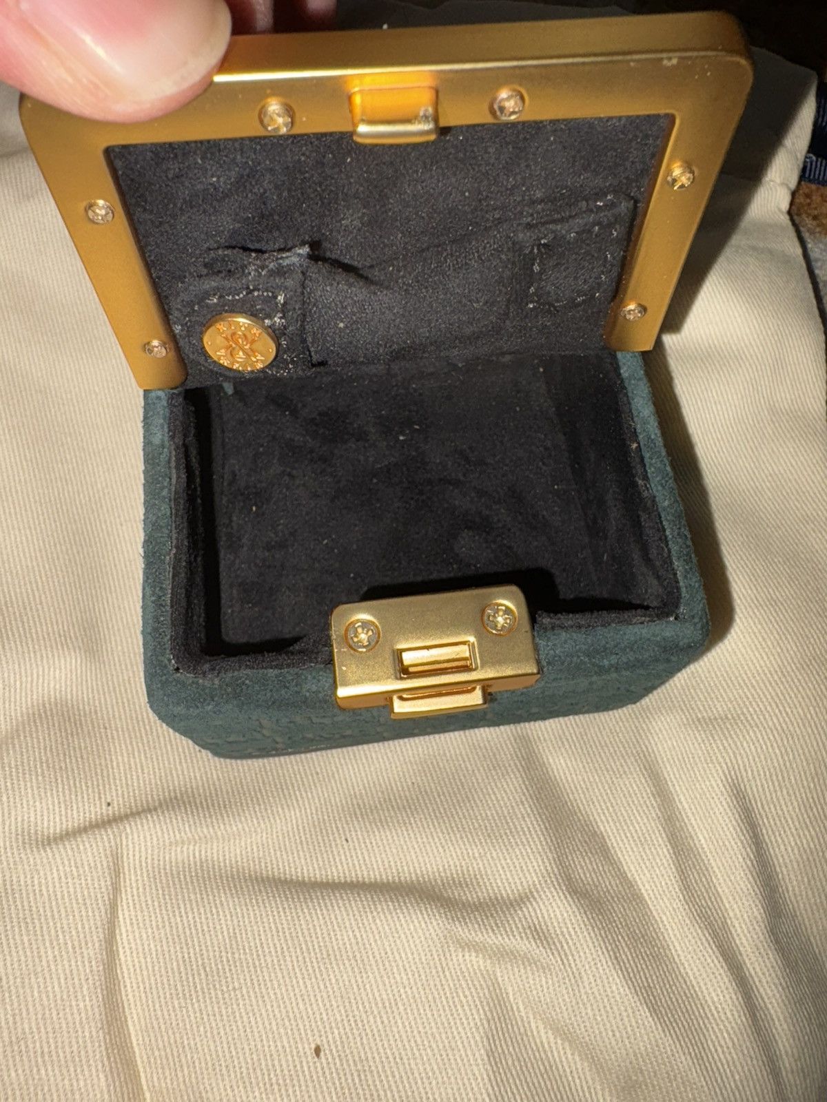 Kith Kith Monogram Leather Square Frame Jewelry Case Stadium Size ONE SIZE - 4 Thumbnail