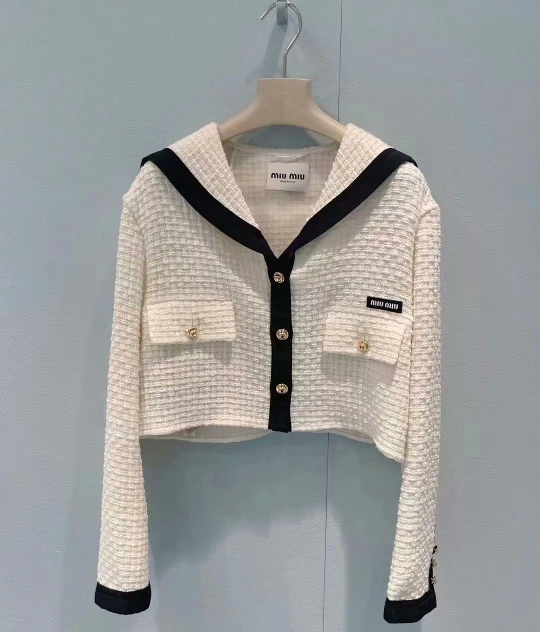Miu Miu Miu Miu Cropped Jacket 36 Women Size S / US 4 / IT 40 - 1 Preview