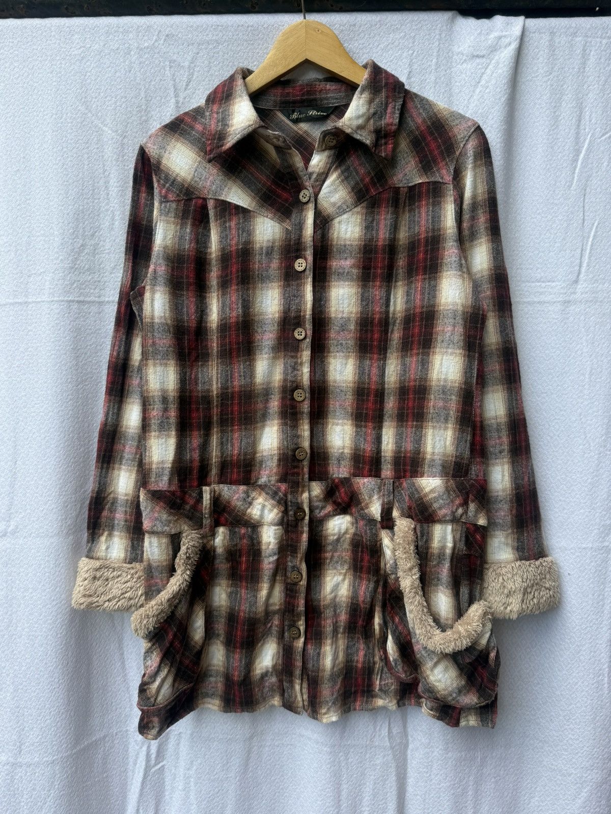 Hysteric Glamour Japanese fur style plaid button shirt Size US M / EU 48-50 / 2 - 1 Thumbnail