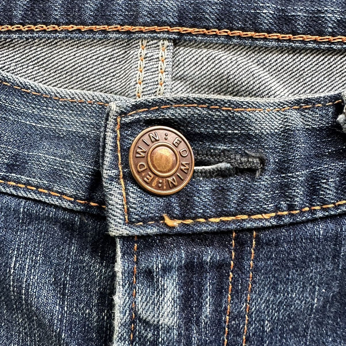 Japanese Brand Vintage Edwin Raw Faded Denim Jean Made In Japan Size 36 Size US 36 / EU 52 - 5 Thumbnail