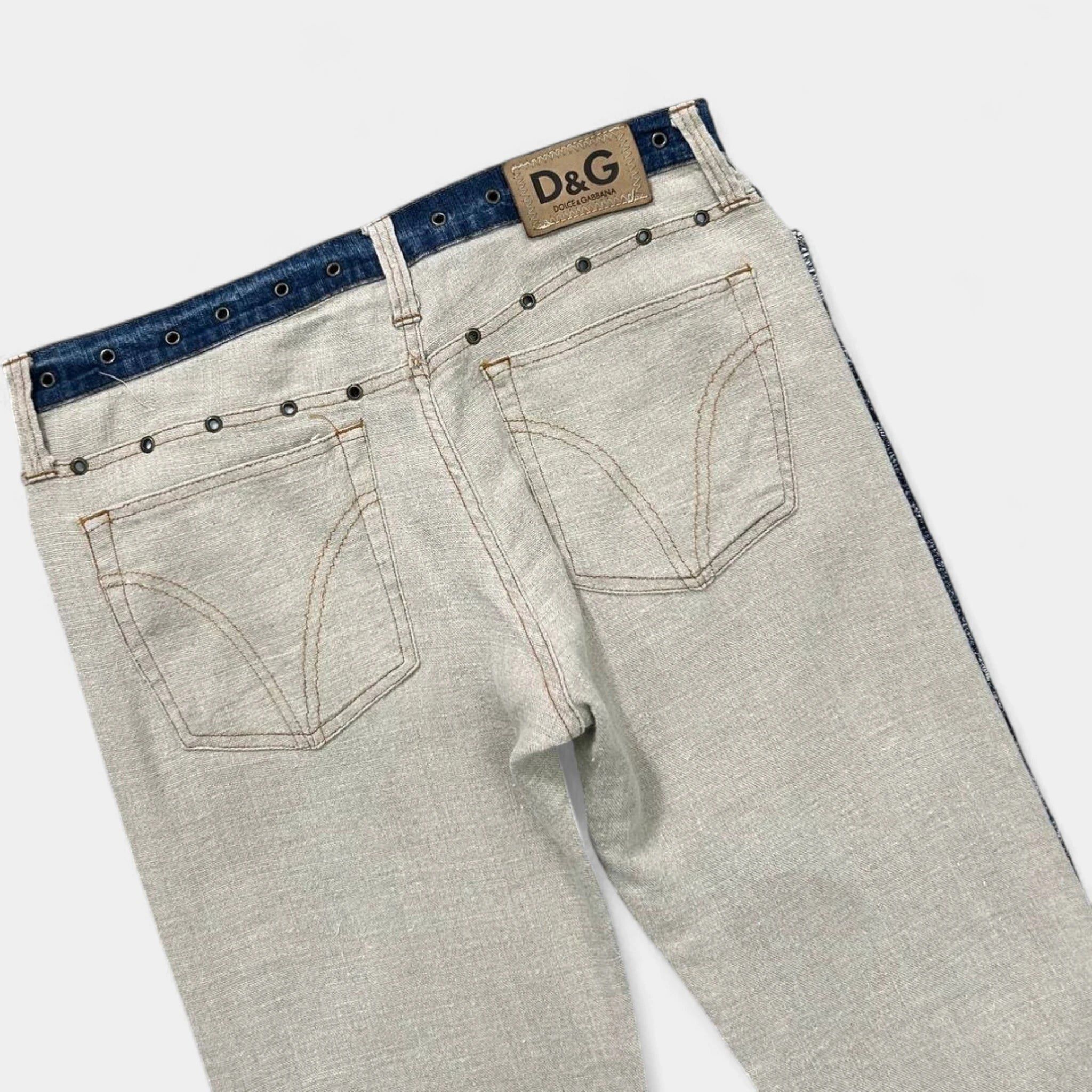 Dolce & Gabbana Dolce & Gabbana 2000's Hybrid Studded Jeans Pants Size 29" - 6 Thumbnail