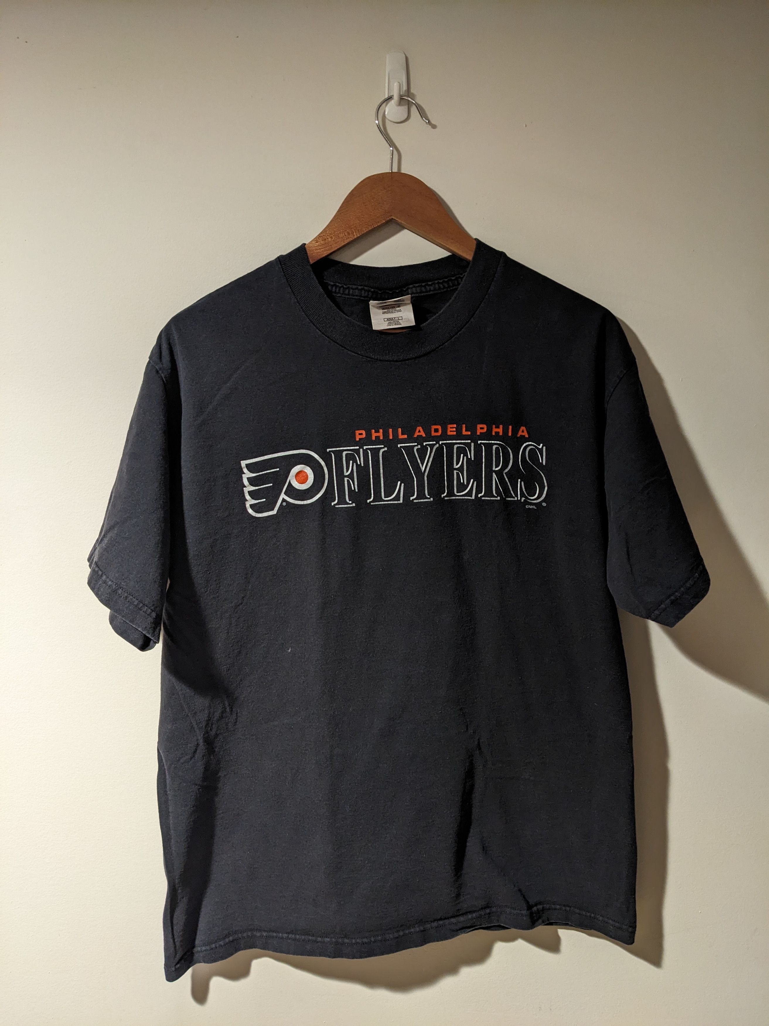 NHL × Vintage Vintage 90s Philadelphia Flyers NHL Hockey Sports T-Shirt Size US L / EU 52-54 / 3 - 1 Thumbnail