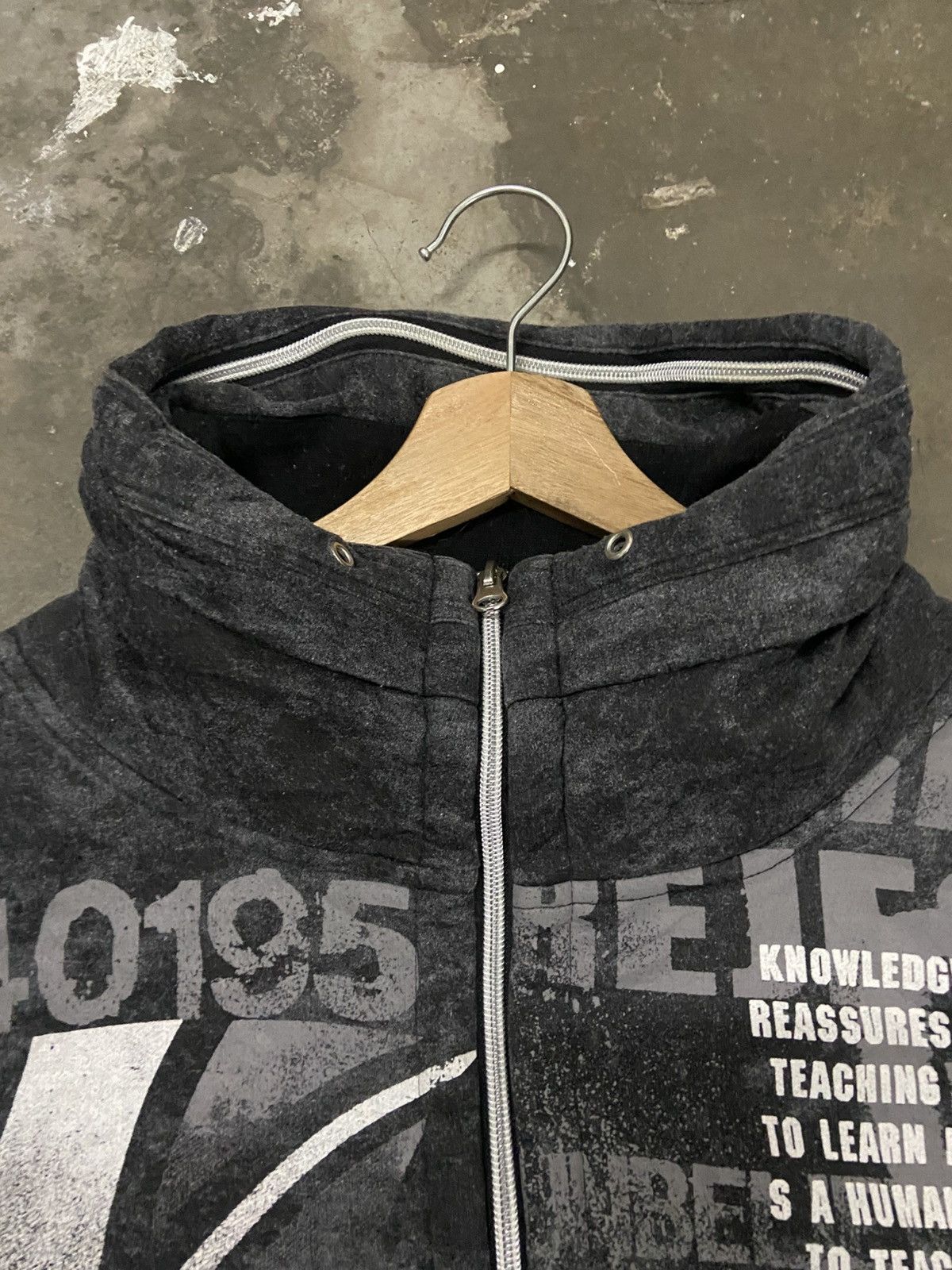 Hysteric Glamour × Japanese Brand Repezeen Punk Sweater Zipper Jacket Size US L / EU 52-54 / 3 - 11 Thumbnail