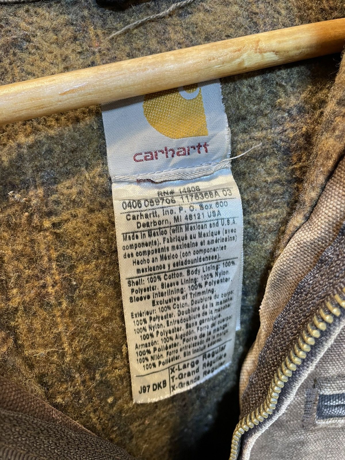 Carhartt Vintage Carhartt Detroit Jacket Dark Brown Size US L / EU 52-54 / 3 - 5 Thumbnail