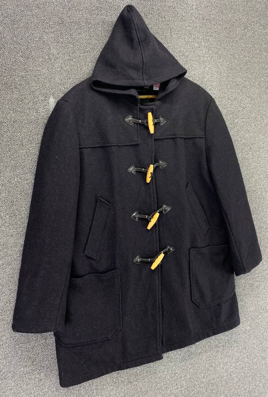 Schott Vintage Schott Hoodie Duffle Coat Wool Long Jacket Size US XXS / EU 40 - 2 Thumbnail