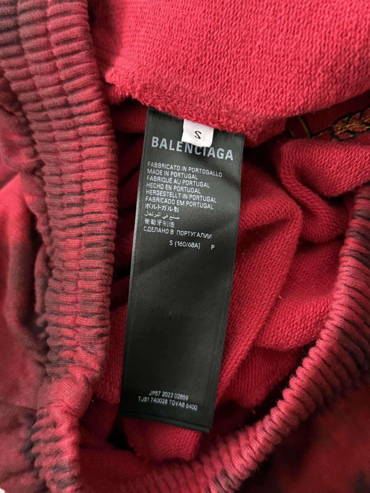 Balenciaga Balenciaga SS23 Red Skater Graffiti Sweatpants Sz.S Size US 32 / EU 48 - 11 Thumbnail