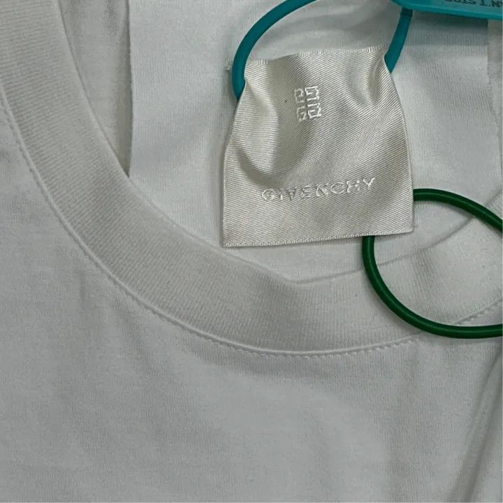 Givenchy Givenchy Givenchy White Logo Short Sleeve TShirt -2507 Size US M / EU 48-50 / 2 - 2 Thumbnail