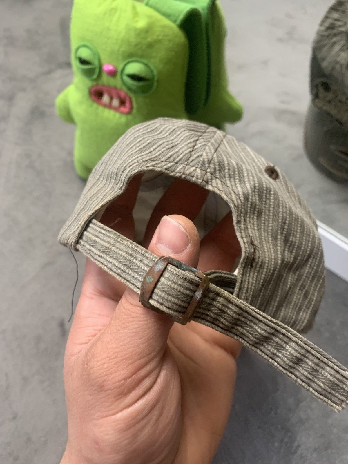 Japanese Brand Vintage RV velvet cap Japanese style distressed Size ONE SIZE - 5 Thumbnail
