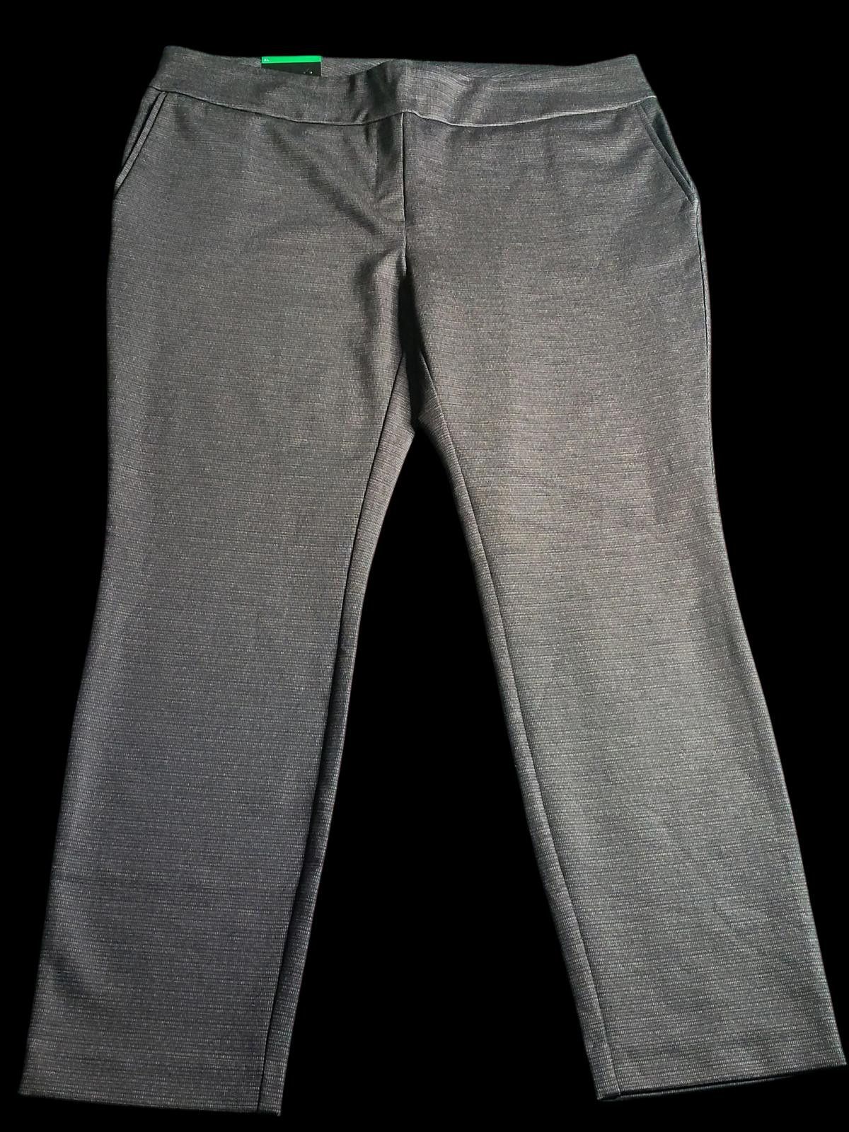John Dalia Dalia Gray Women's Dress Pants - Classic Fit Size 40" / US 18 - 3 Thumbnail