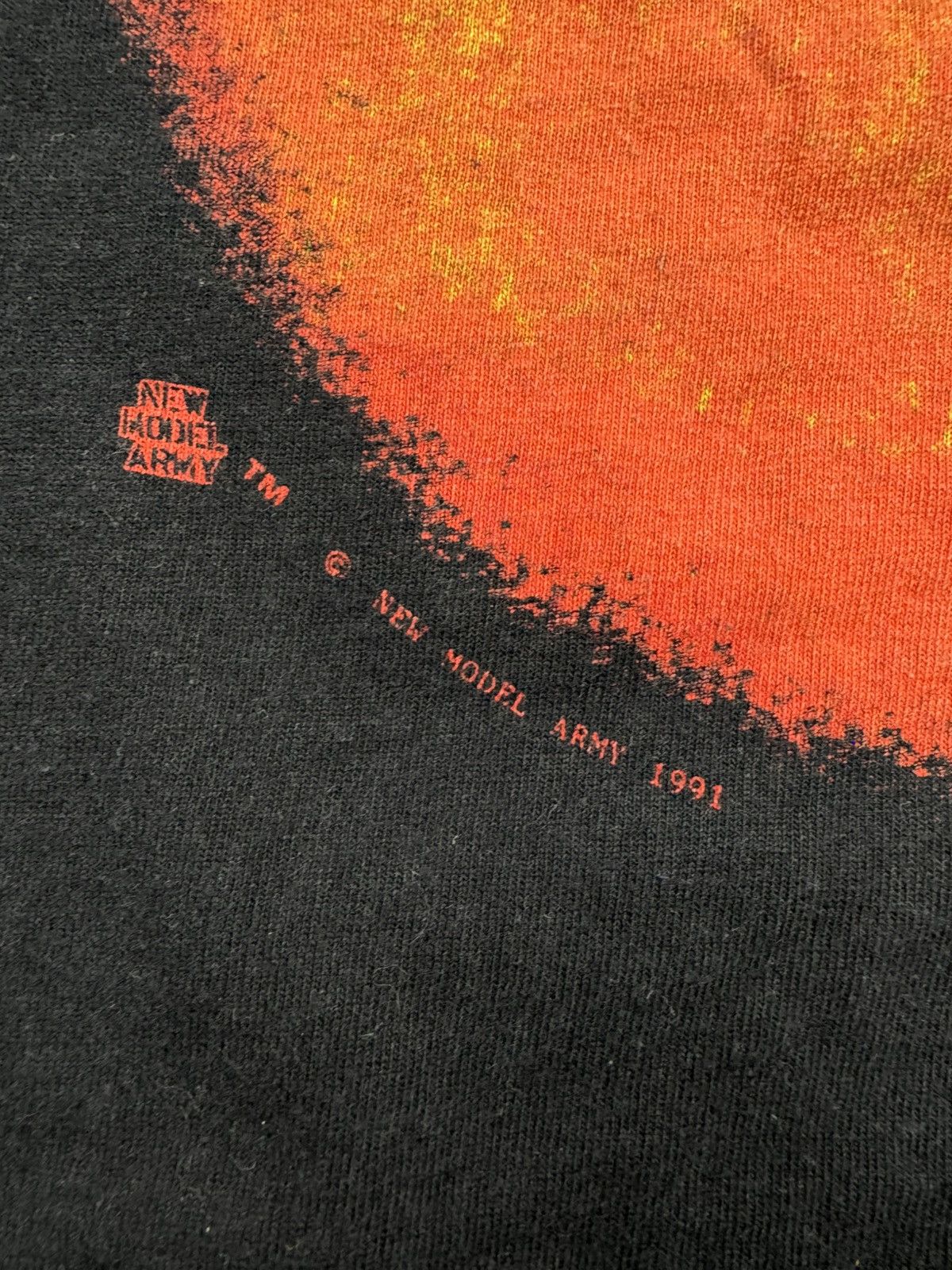Band Tees Rare Vintage 1991 New Model Army tour graphic band tee Size US XL / EU 56 / 4 - 11 Thumbnail