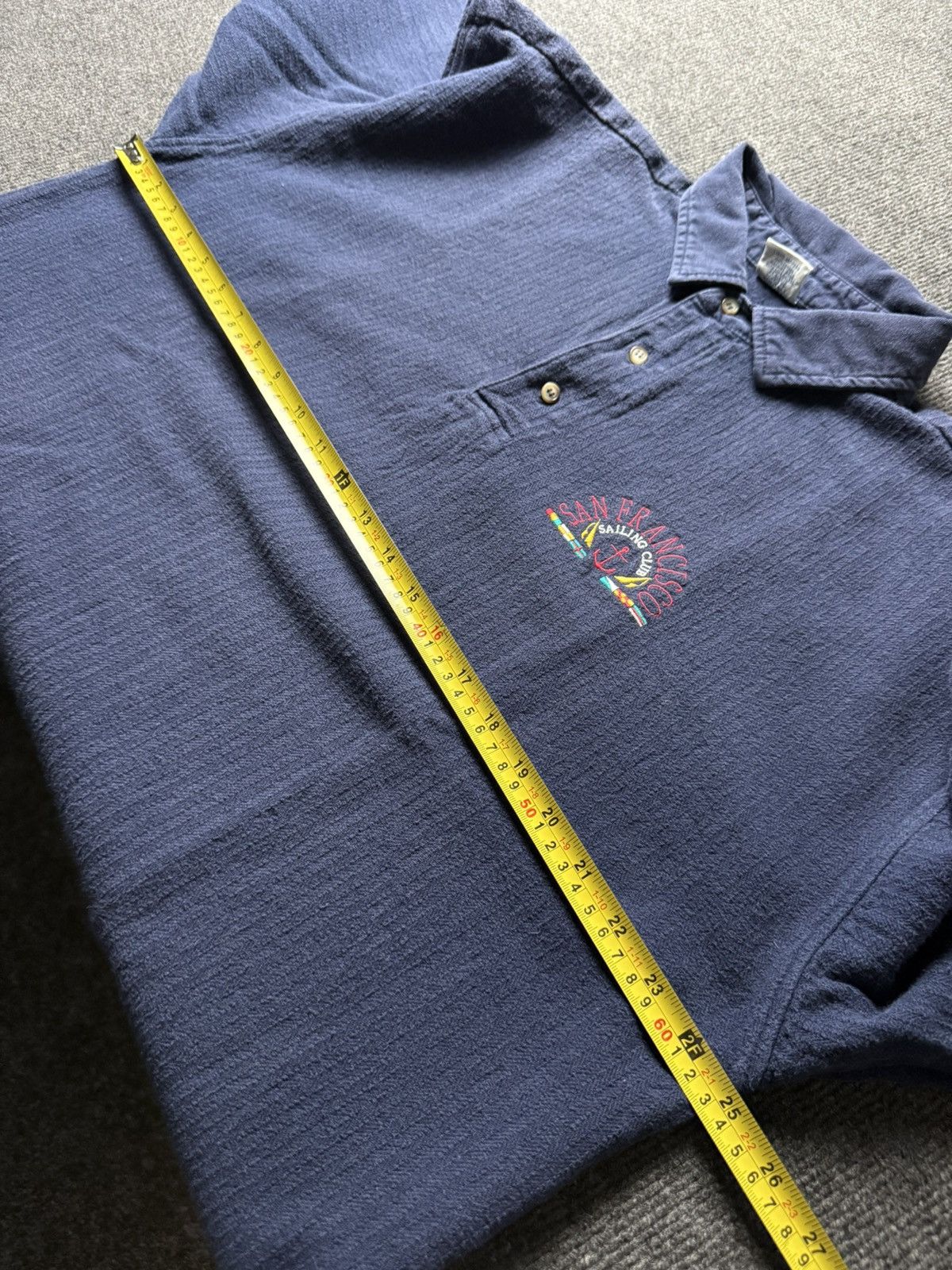 Vintage 90s USA Vintage Crazy Shirts Hawaii Polo San Francisco USA L Size US L / EU 52-54 / 3 - 16 Thumbnail