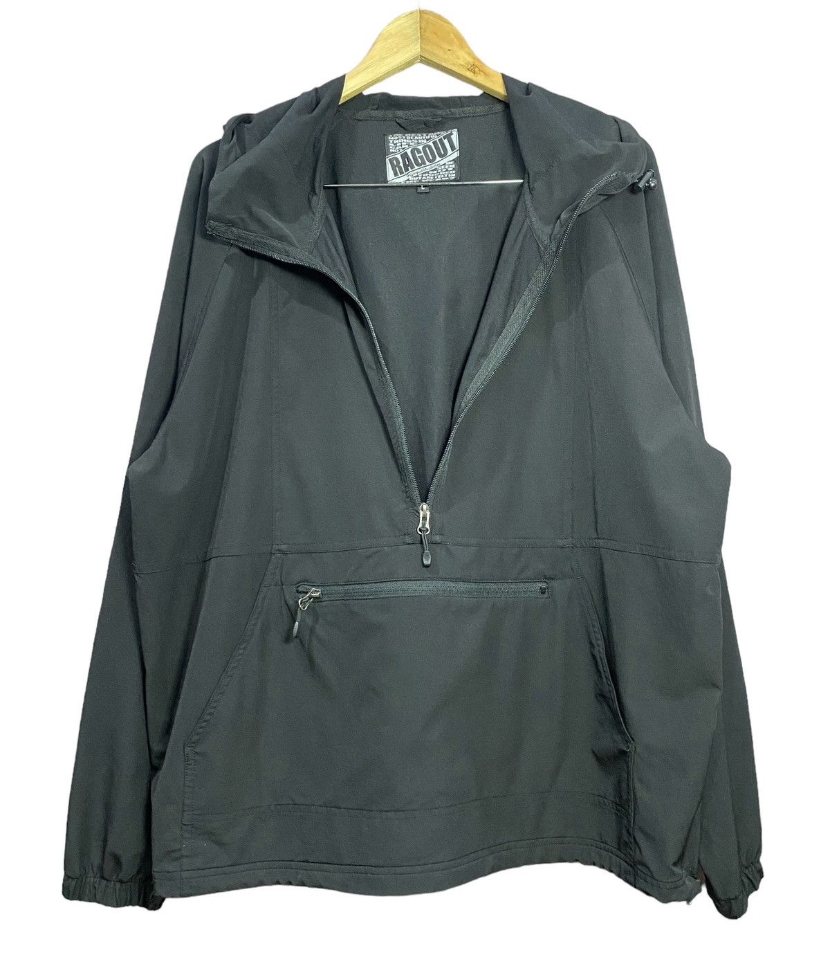 Japanese Brand RAG OUT Zipper Hoodie Anorak Jacket Size US L / EU 52-54 / 3 - 6 Thumbnail