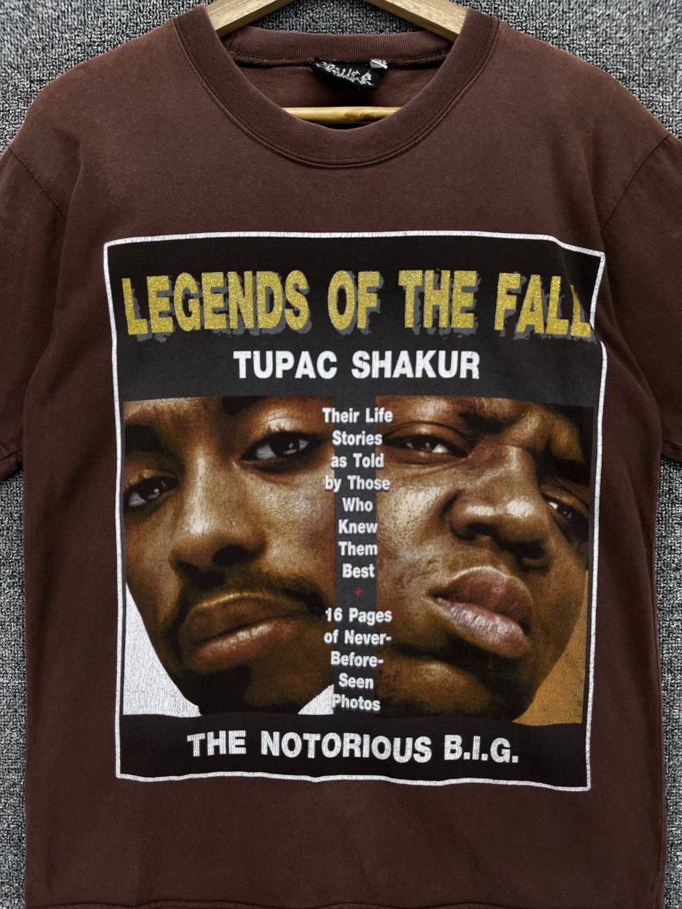 Band Tees Vintage Tupac Shakur x The Notorious Big Rapp Tees T Shirts Size US M / EU 48-50 / 2 - 5 Thumbnail