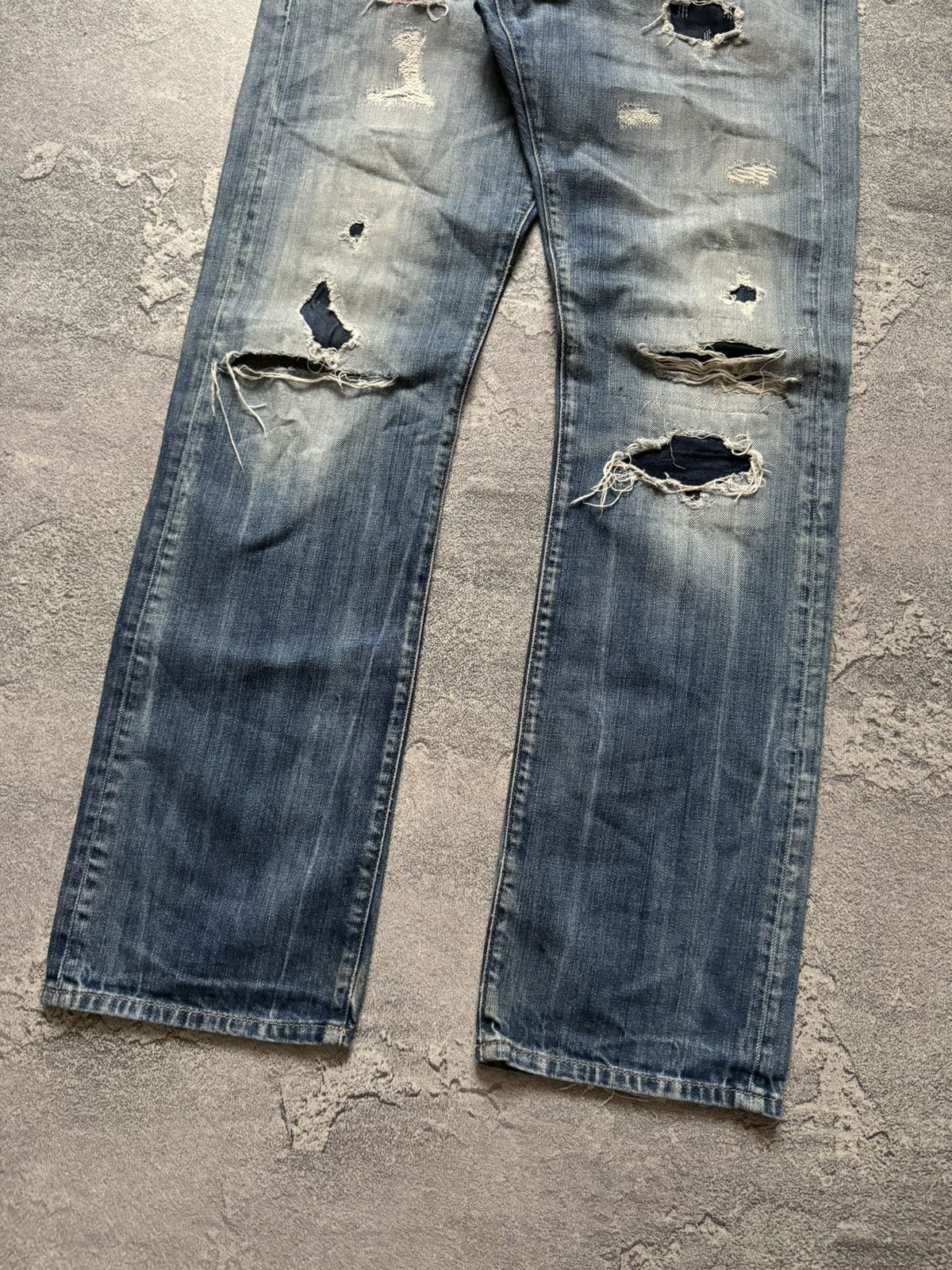 Replay Replay 32/32 waitom distressed denim pant trouser Jean chino Size US 32 / EU 48 - 7 Thumbnail