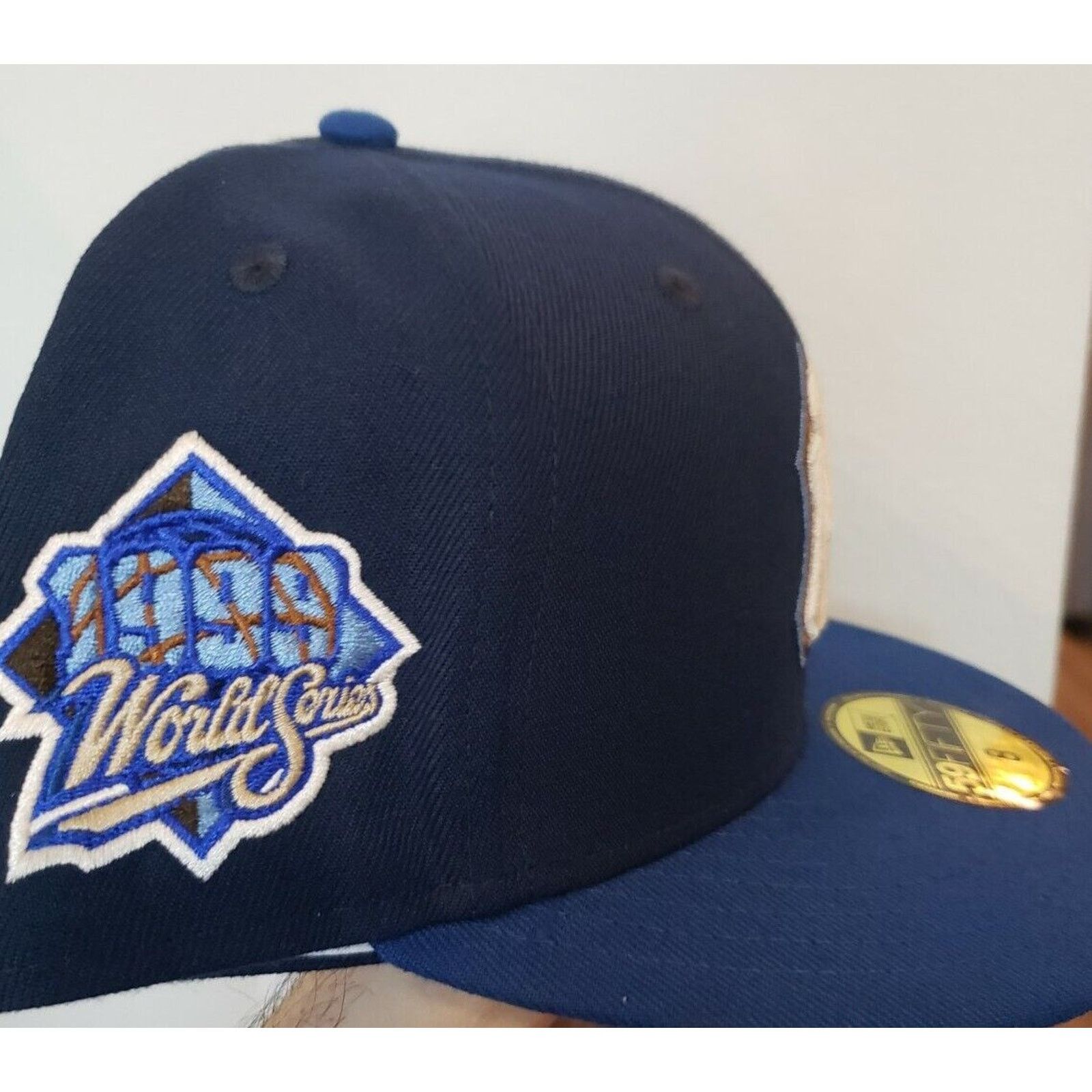 New Era New York Yankees Hat 1999 World Series Size 8 Blue New Era Size ONE SIZE - 2 Thumbnail