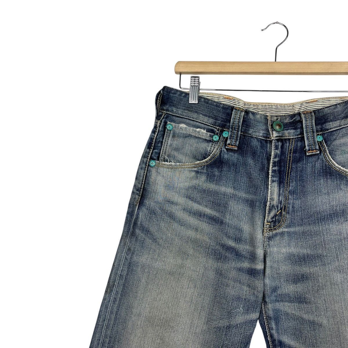 Levi's Vintage Levis Buckle Belt Distressed Denim Jeans Size US 30 / EU 46 - 6 Thumbnail