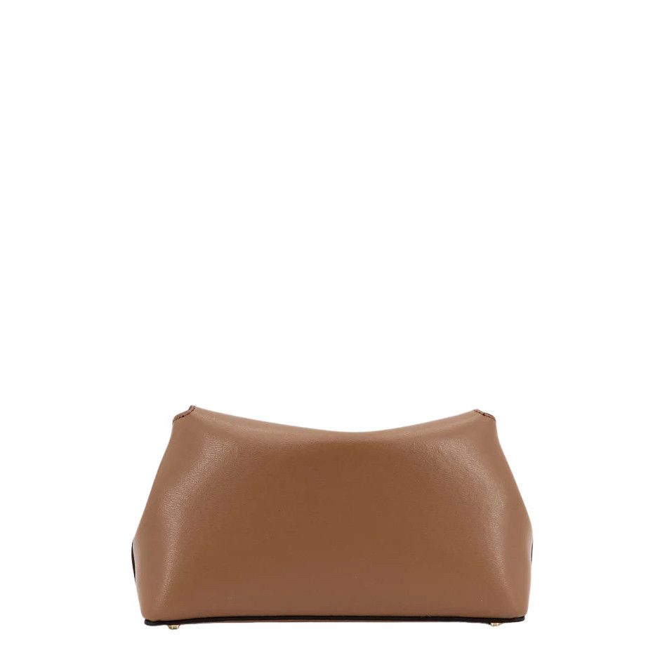 Toteme TOTEME T-Lock Brown Mini Clutch New Size ONE SIZE - 2 Thumbnail