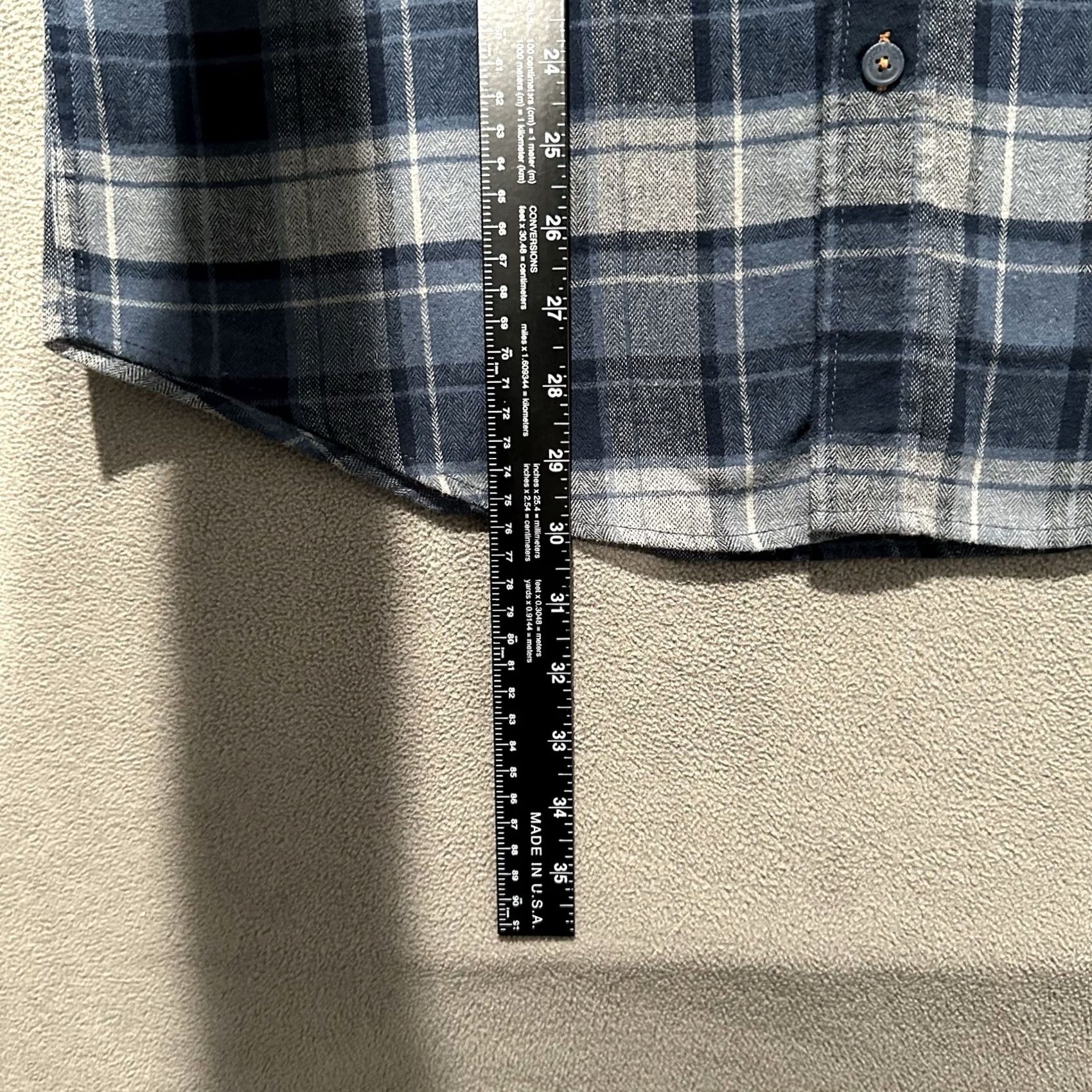 Weatherproof Weatherproof Shirt Mens M Blue Plaid Flannel Button-Down Casual EUC Size US M / EU 48-50 / 2 - 8 Thumbnail