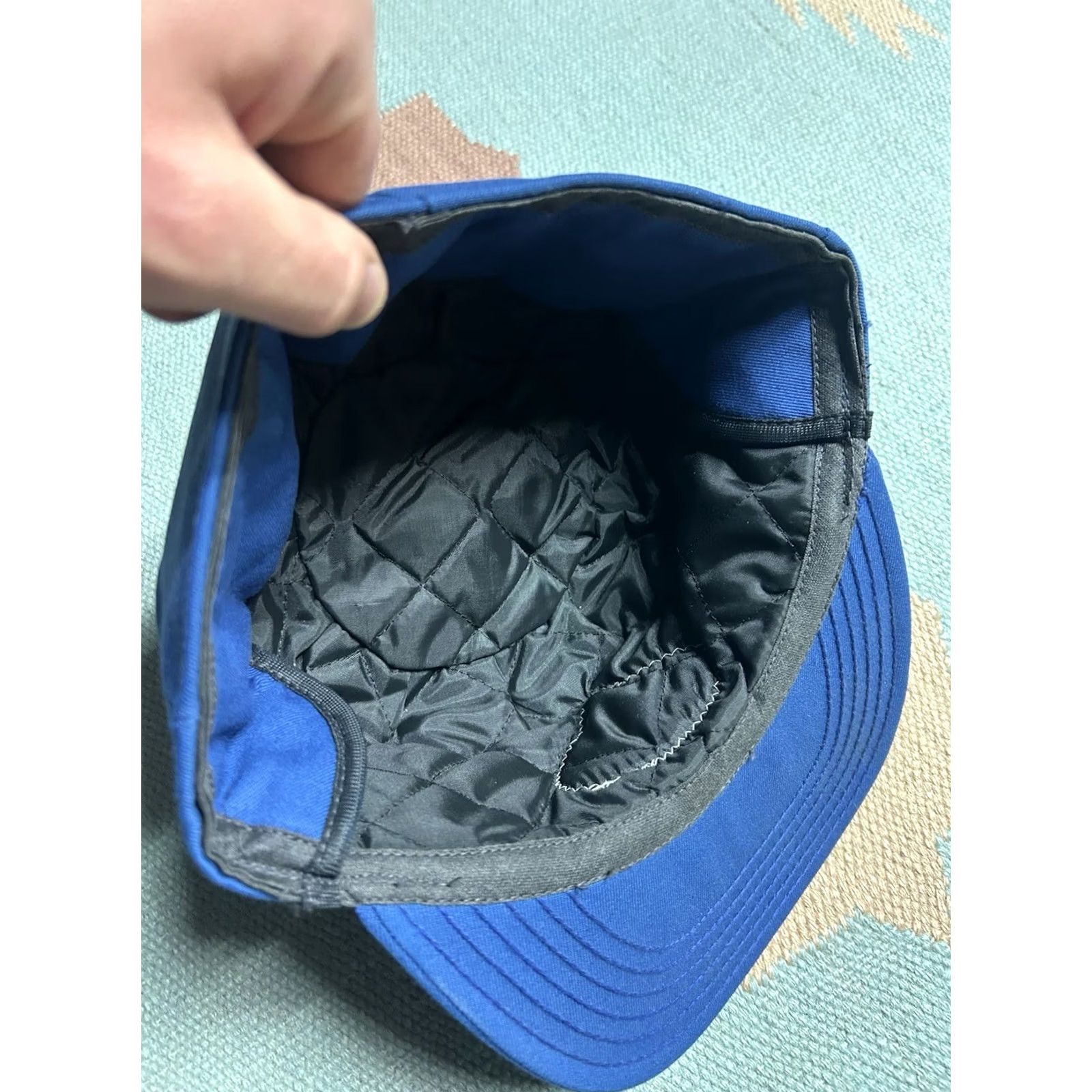 Vintage VINTAGE Unitog Trapper Hat Ear Flap Cap USA XL Men Blue Size ONE SIZE - 7 Thumbnail