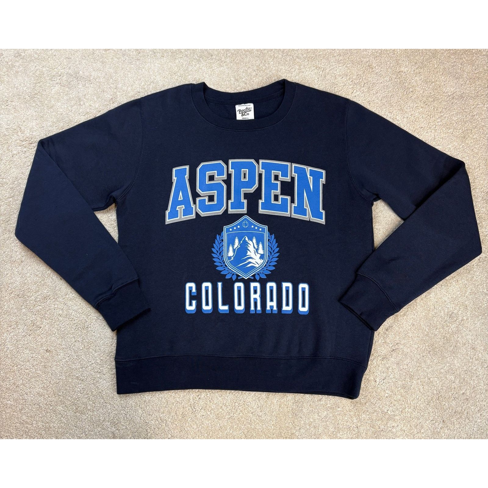 Pacific and Co. Pacific & Co. Aspen Colorado Crewneck Graphic Sweatshirt S Size S / US 4 / IT 40 - 1 Thumbnail