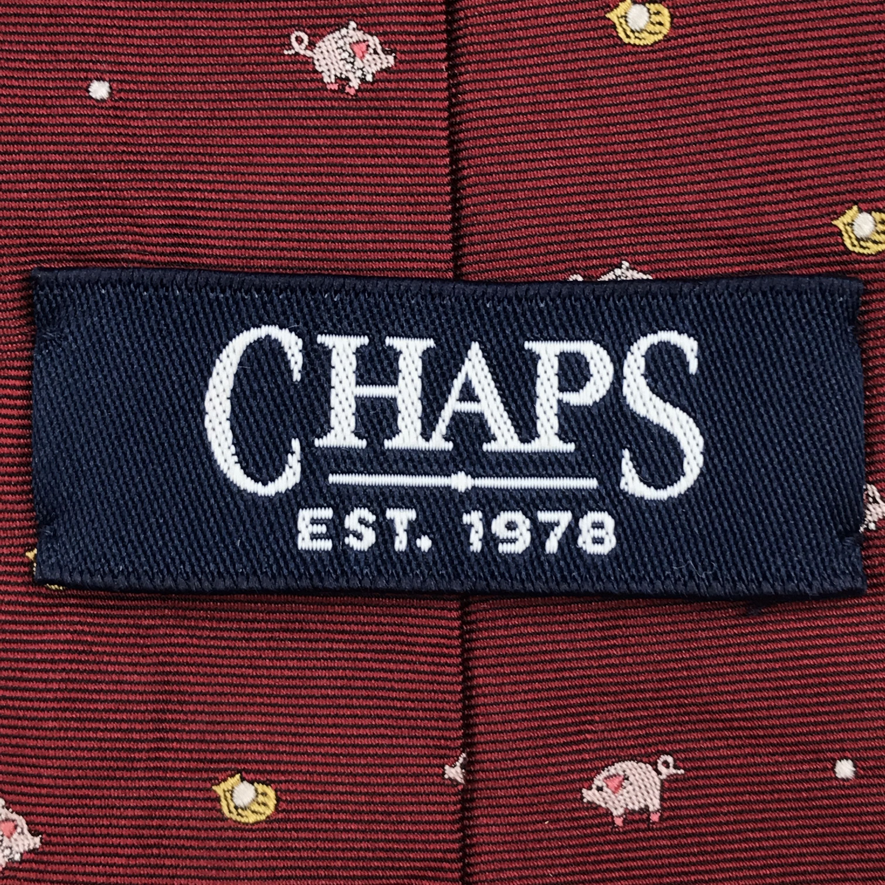 Chaps × Japanese Brand × Vintage Vintage Chaps Silk Necktie Size ONE SIZE - 6 Thumbnail