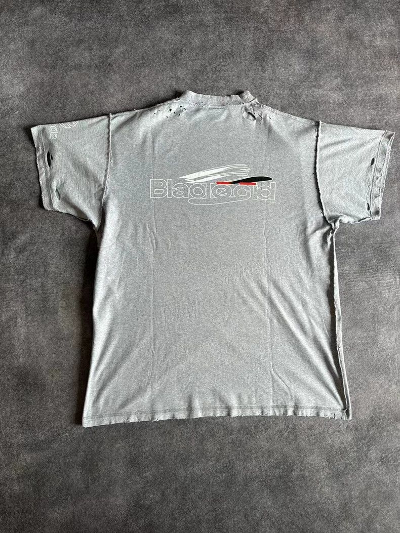 Balenciaga Balenciaga Black AI generates damaged short-sleeved ash. Size US L / EU 52-54 / 3 - 2 Thumbnail