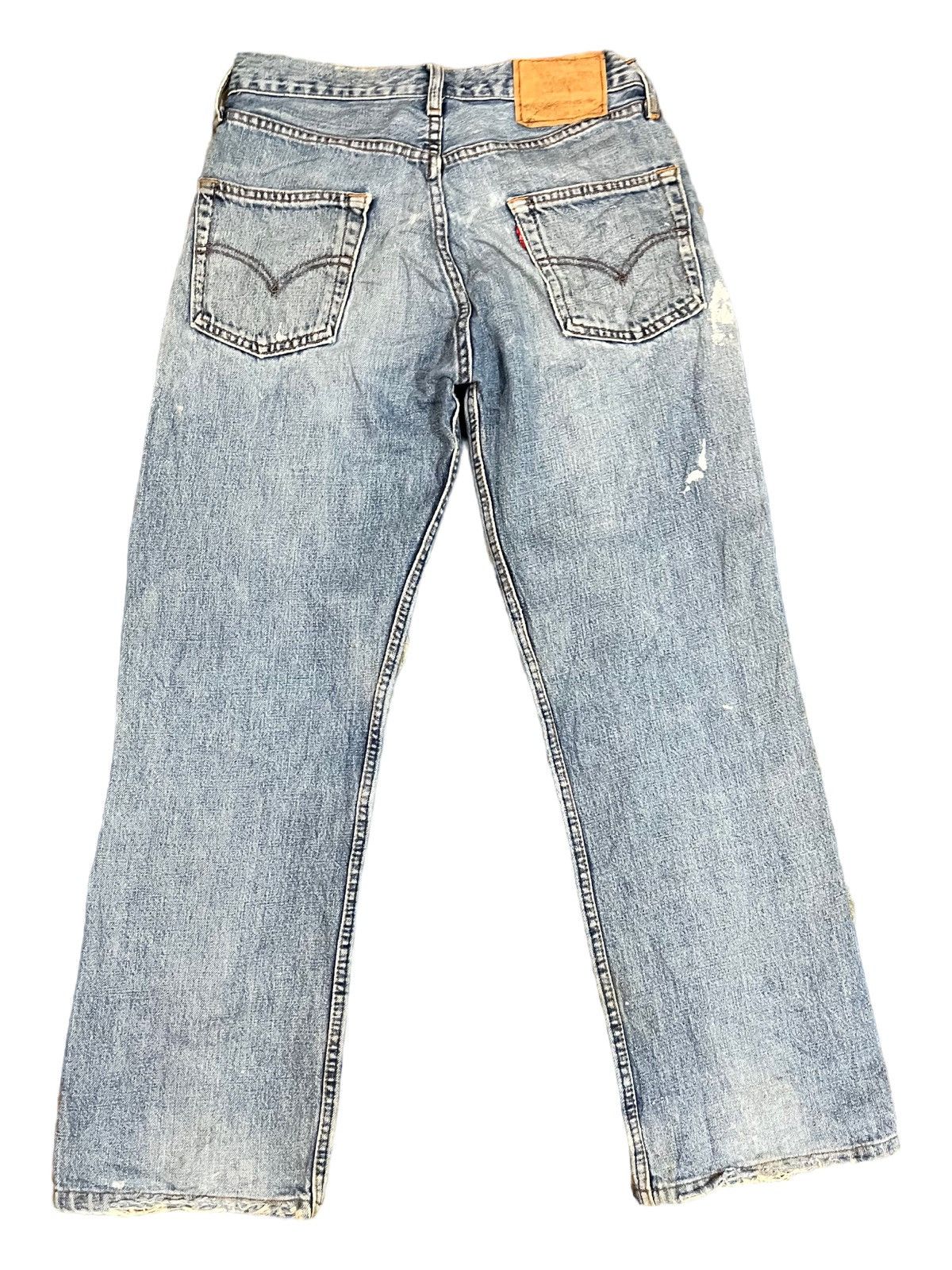 Levi's Vintage Levi’s Blue Wash Distressed Jeans Size US 29 - 9 Thumbnail