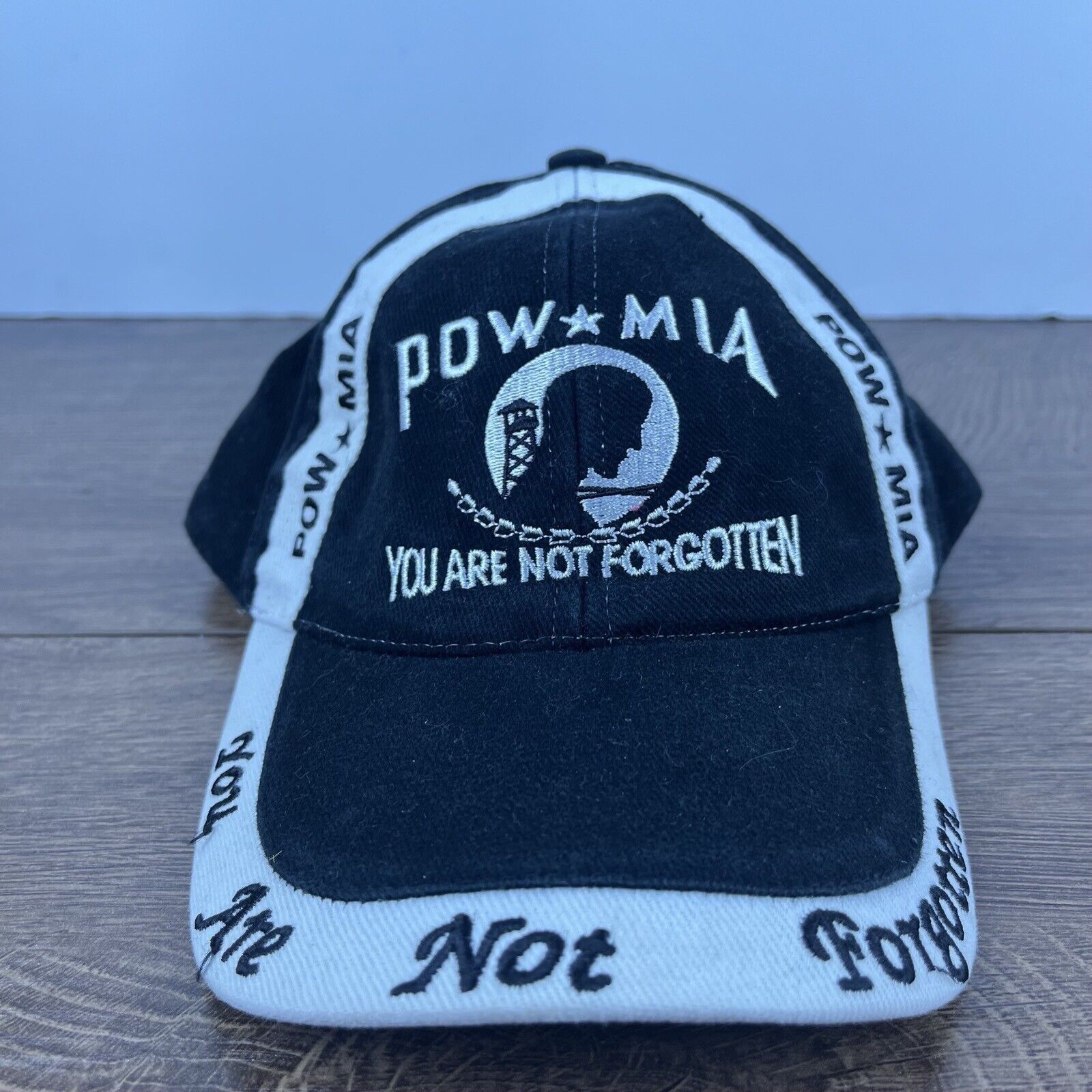 Other Pow Mia Hat You Are Not Forgotten Adjustable Hat Black Hat A Size ONE SIZE - 1 Thumbnail