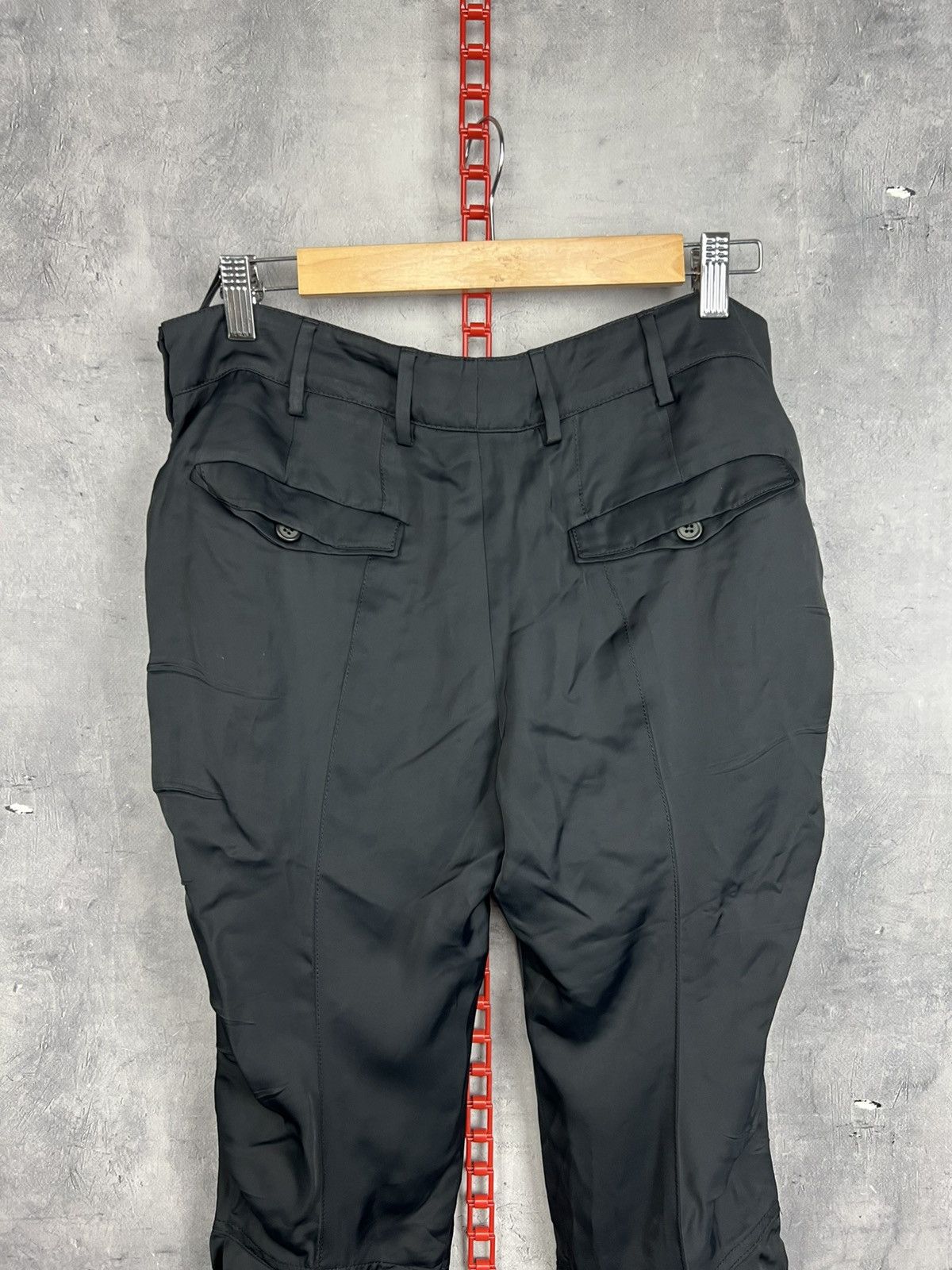 Prada Prada Milano Black Tab Viscose Women’s Pants Sz 42 Size 28" / US 6 / IT 42 - 13 Thumbnail