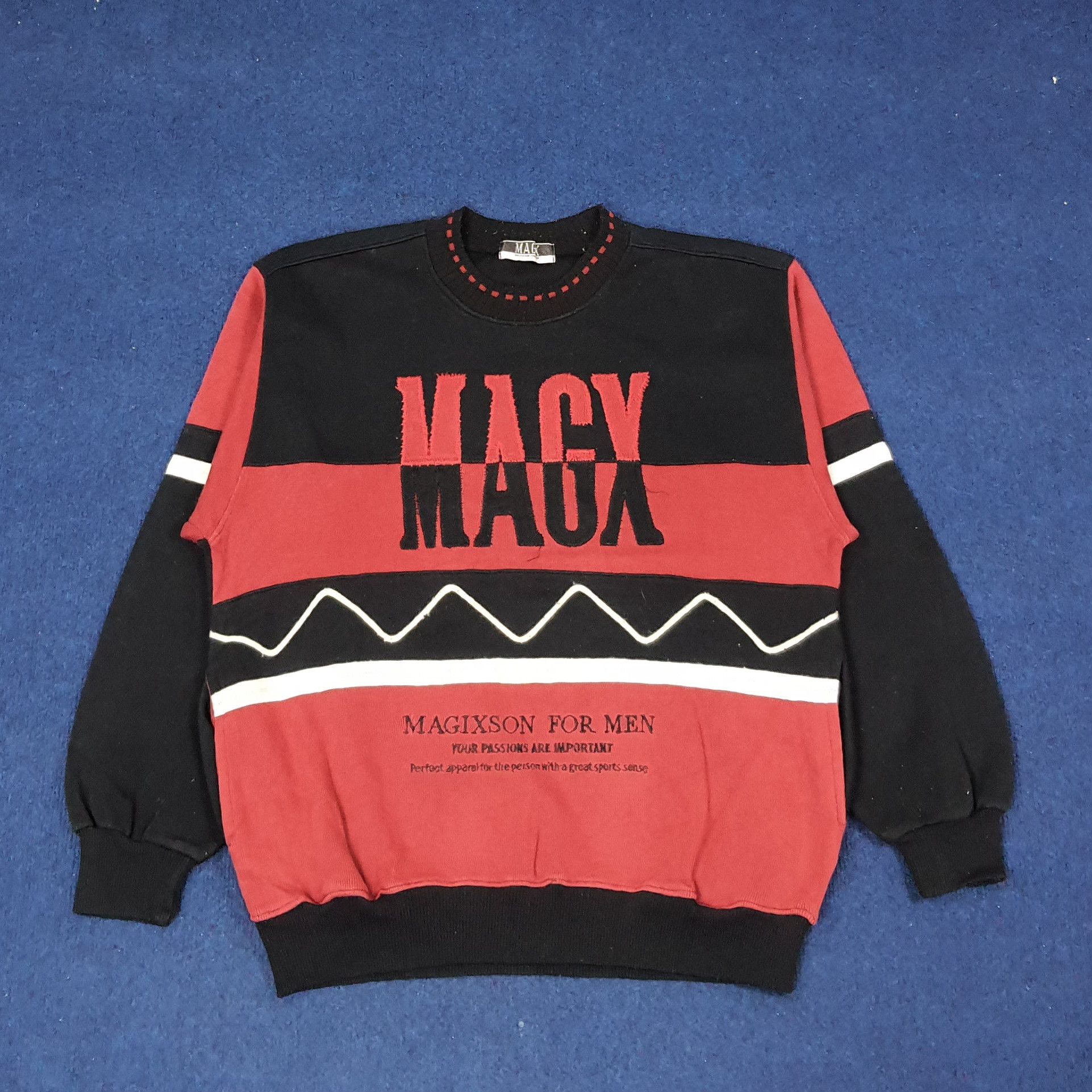 Vintage Vintage Black Gang Magixson For Man Sweatshirt C232N16 Size US M / EU 48-50 / 2 - 1 Thumbnail