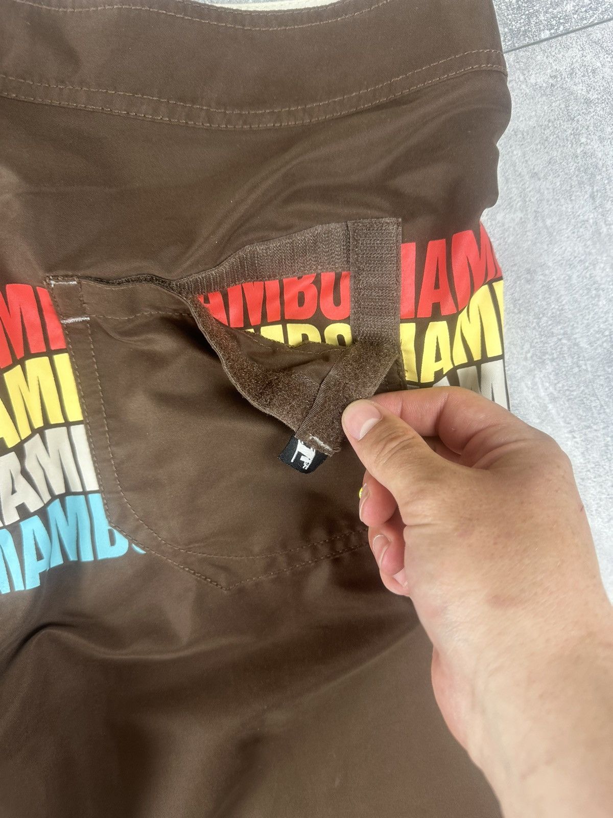 Mambo Mambo Surf Y2K Brown Boards-Shorts Overprint Logo Size US 32 / EU 48 - 16 Thumbnail