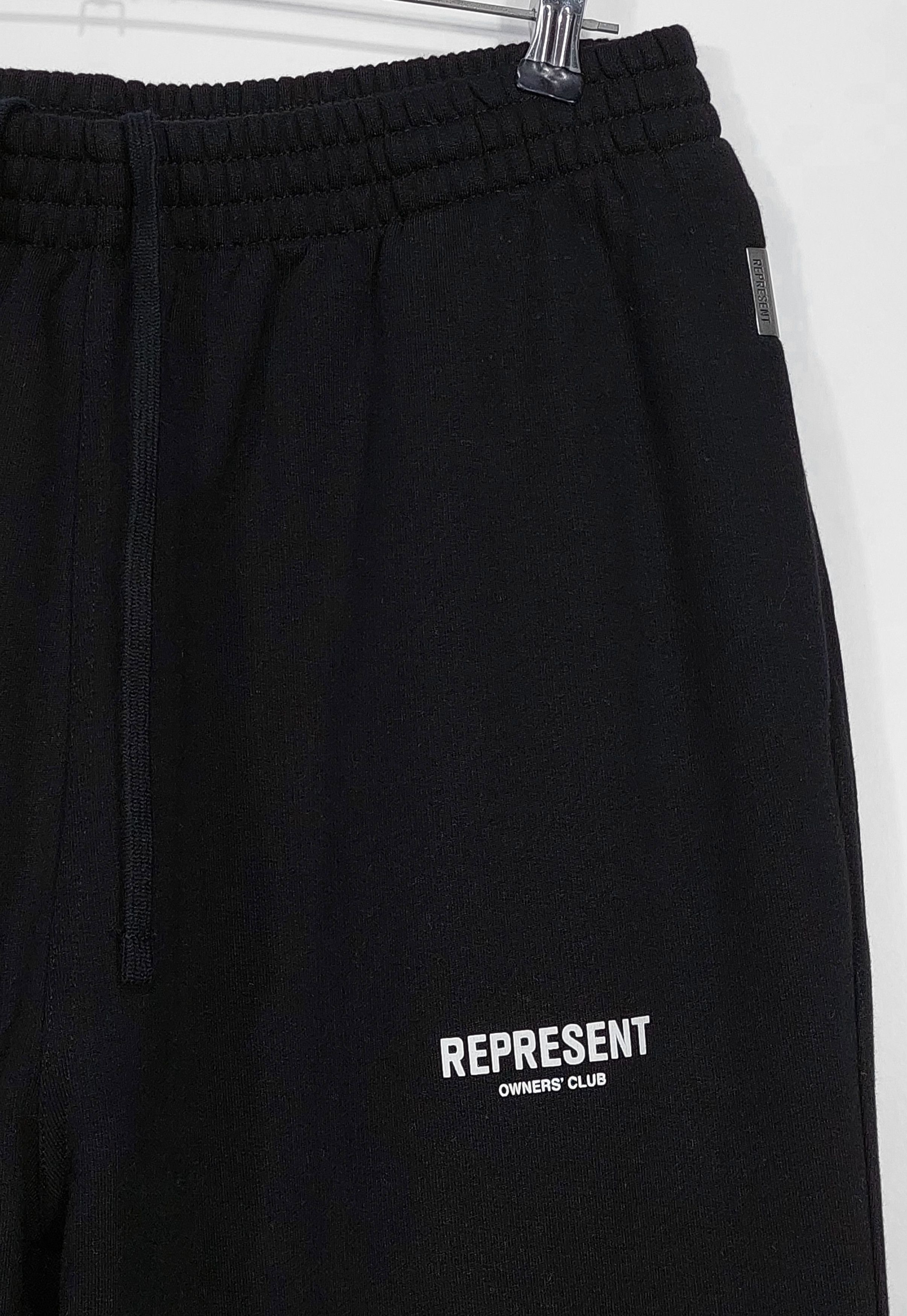 Represent Clo. owner's club print cotton sweatpants - black L Size US 36 / EU 52 - 6 Thumbnail